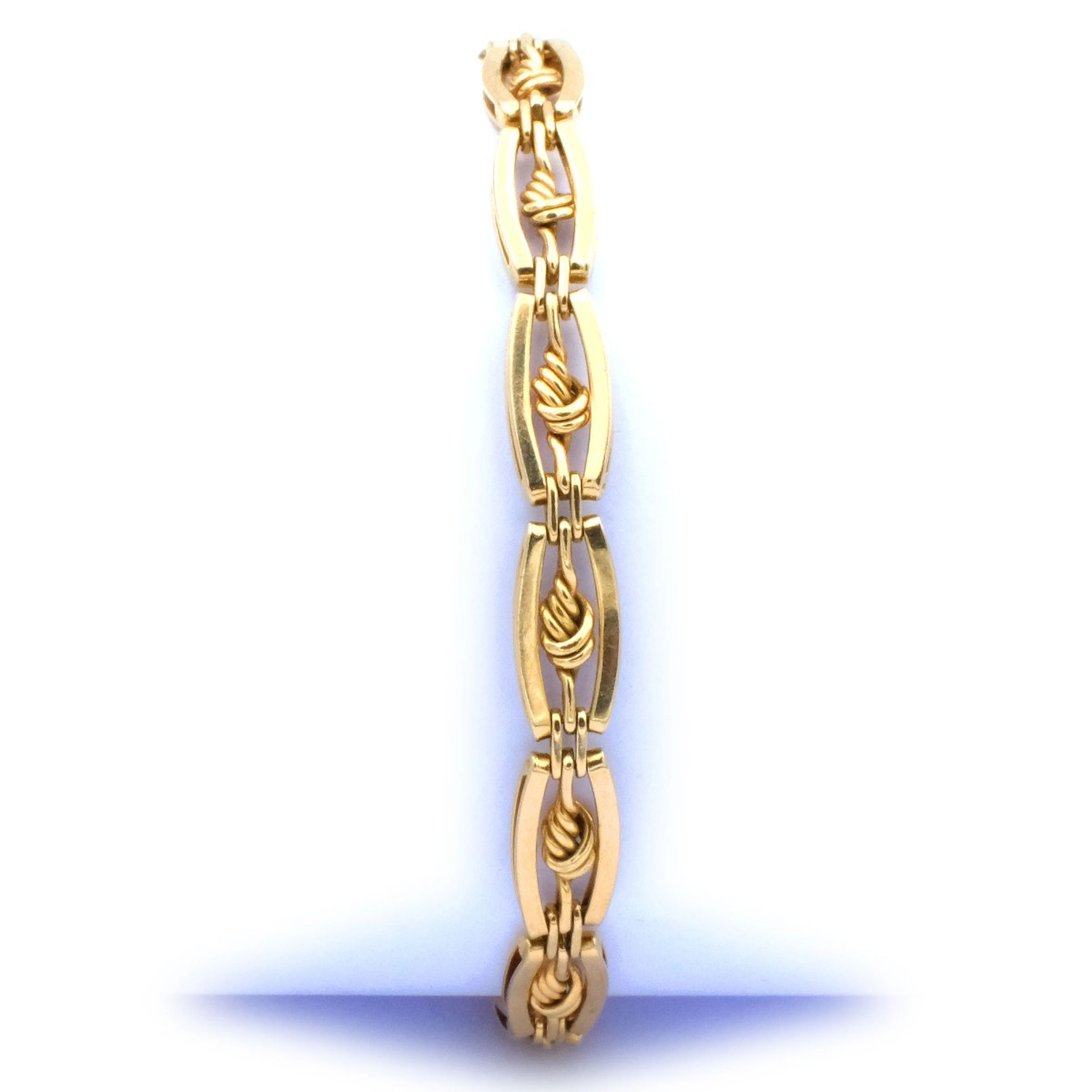 Antikes Gold Armband – Gliederarmband in 18K Gold, um 1930