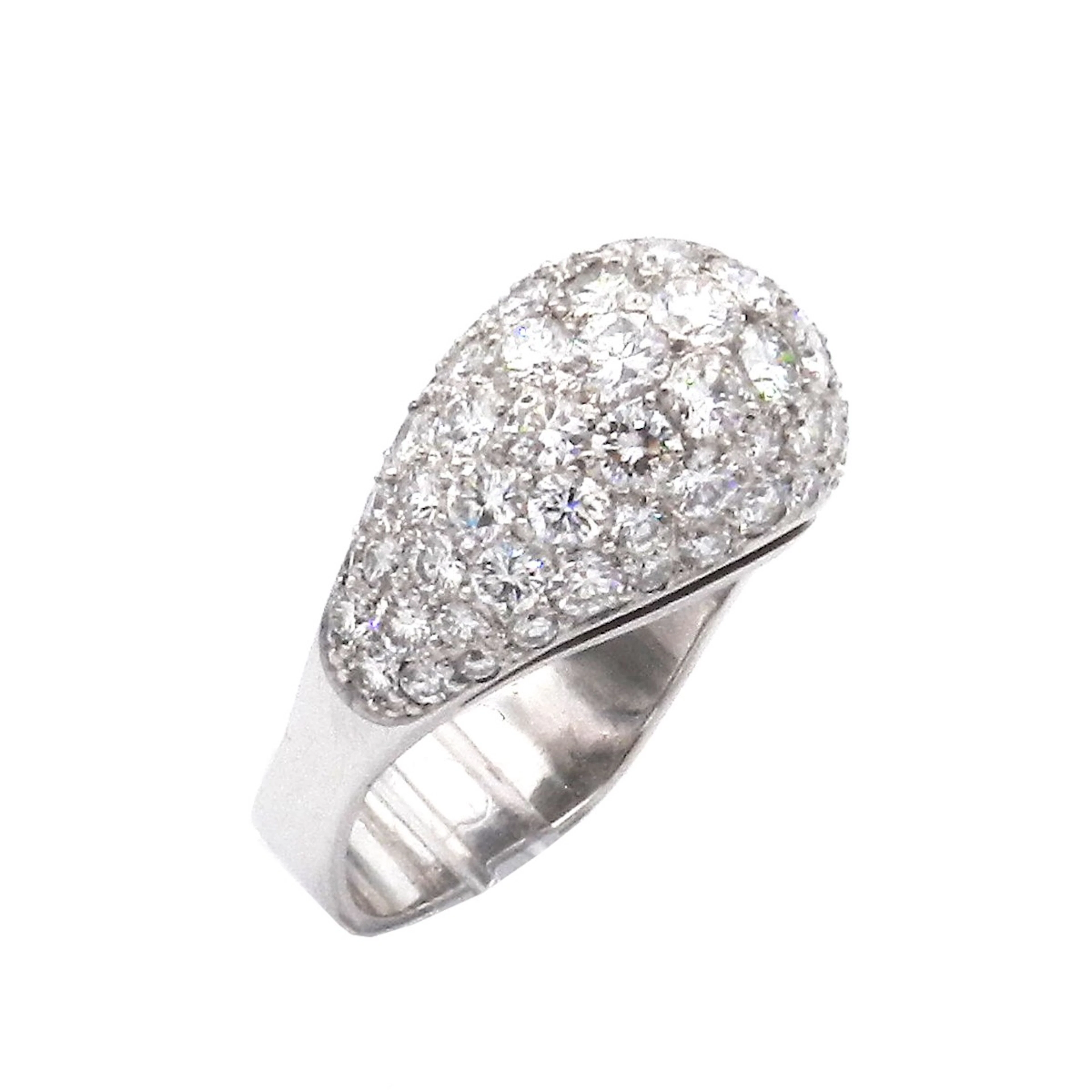 Pavé Diamant Ring – Brillantring mit 4 ct Diamanten in 18K Weißgold