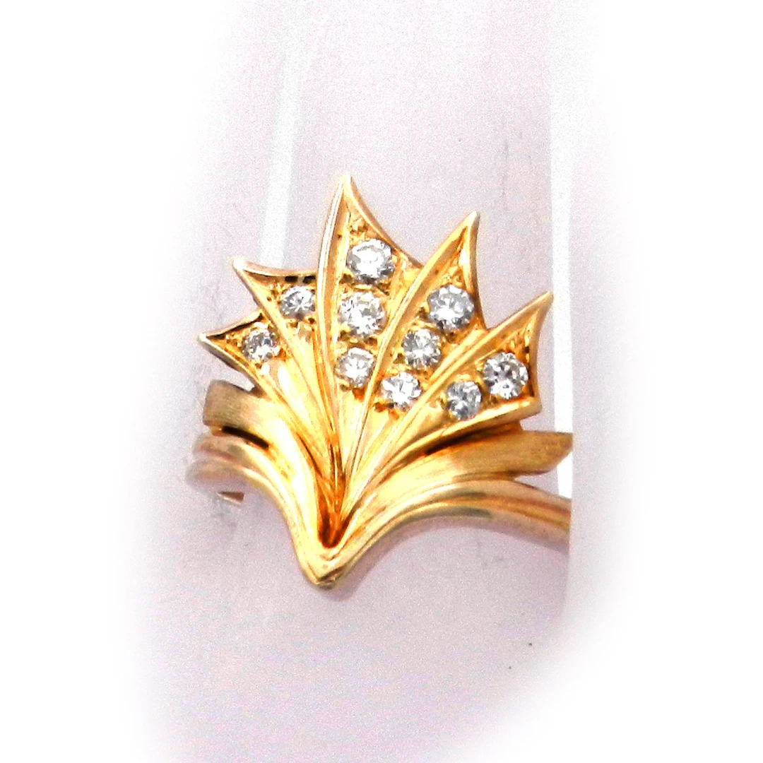 Diamant Ring mit 0.4 ct Brillanten in 14K Gold