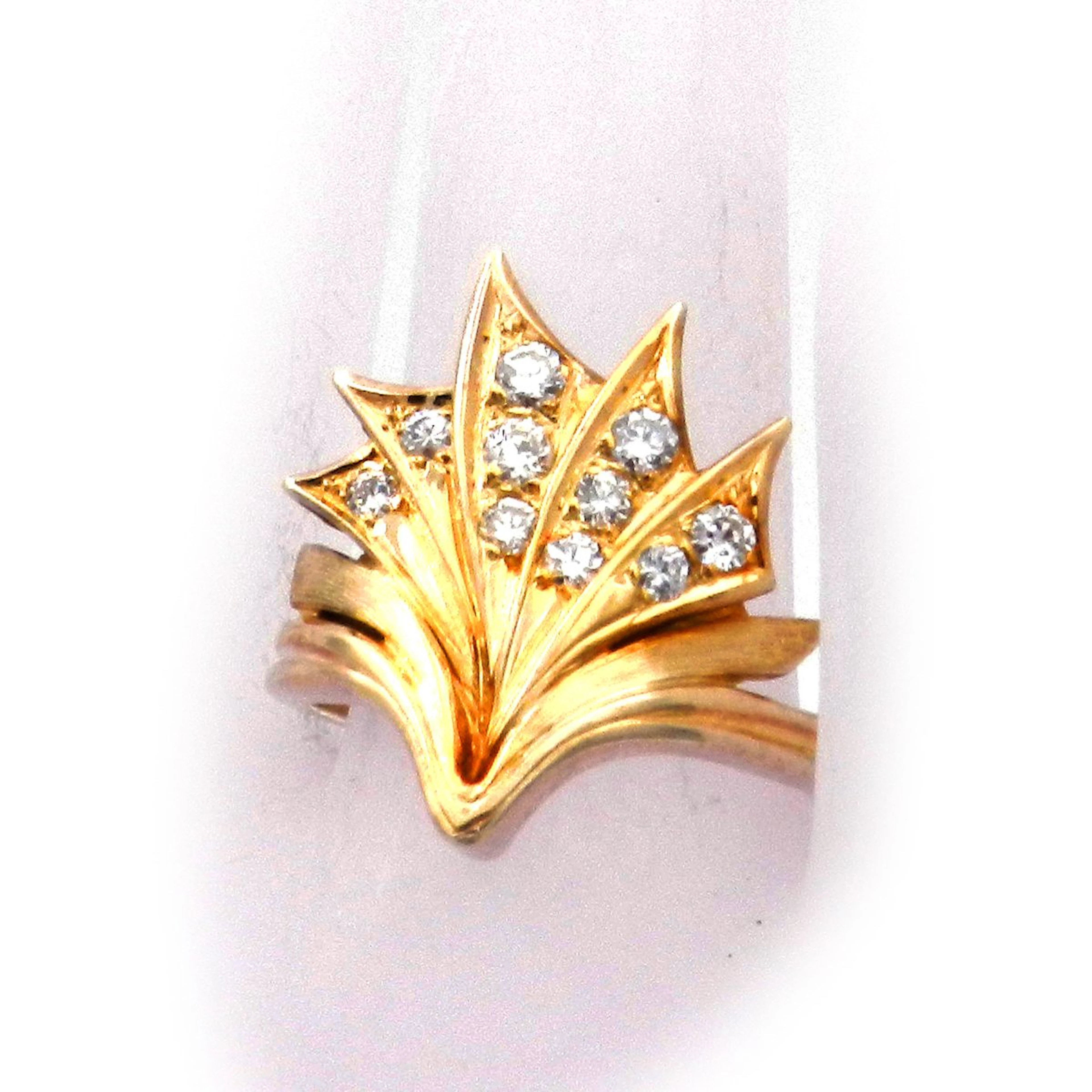 Diamant Ring mit 0.4 ct Brillanten in 14K Gold