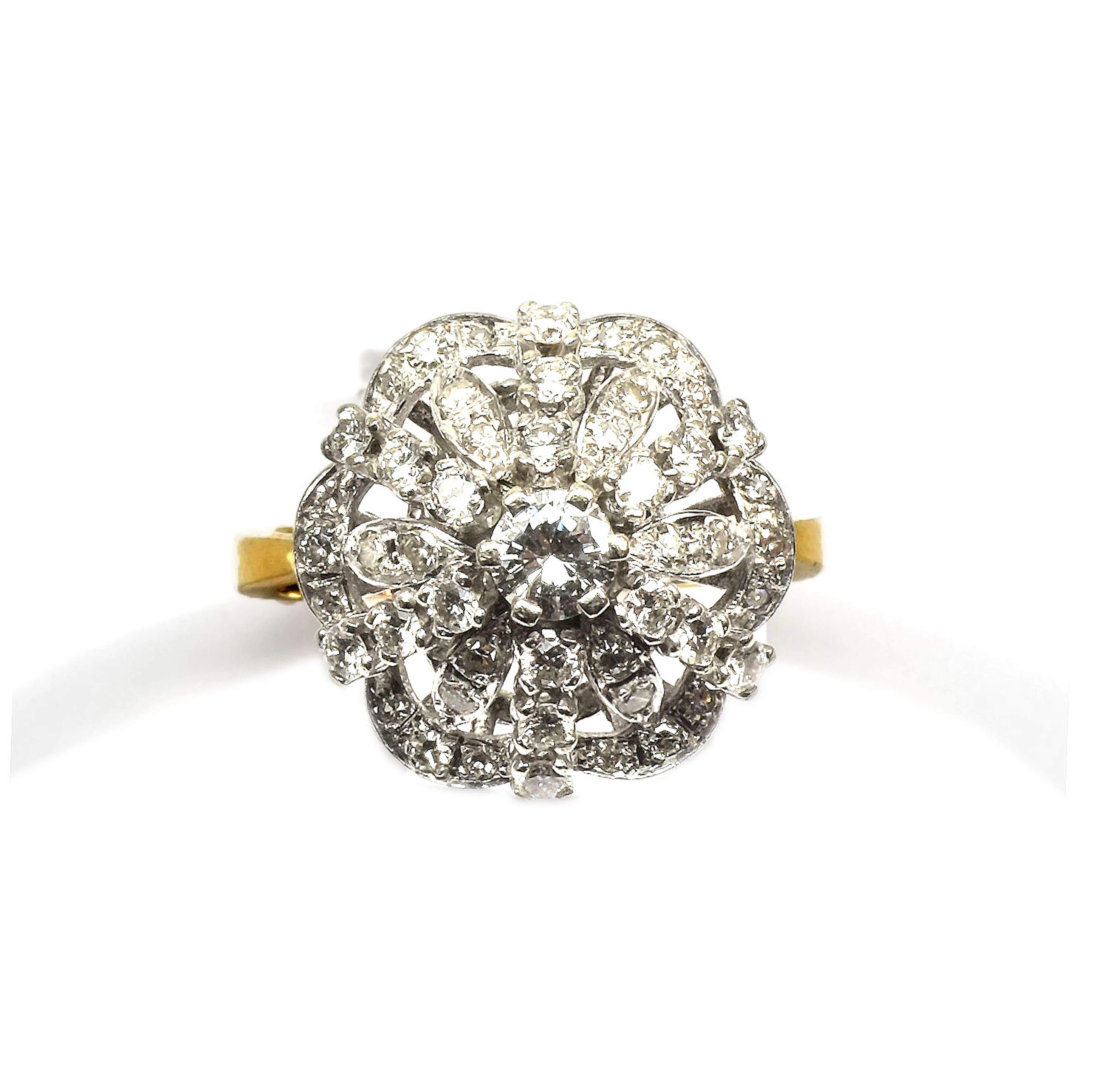 Diamant Ring mit 1.53 ct Brillanten in 750 Gold
