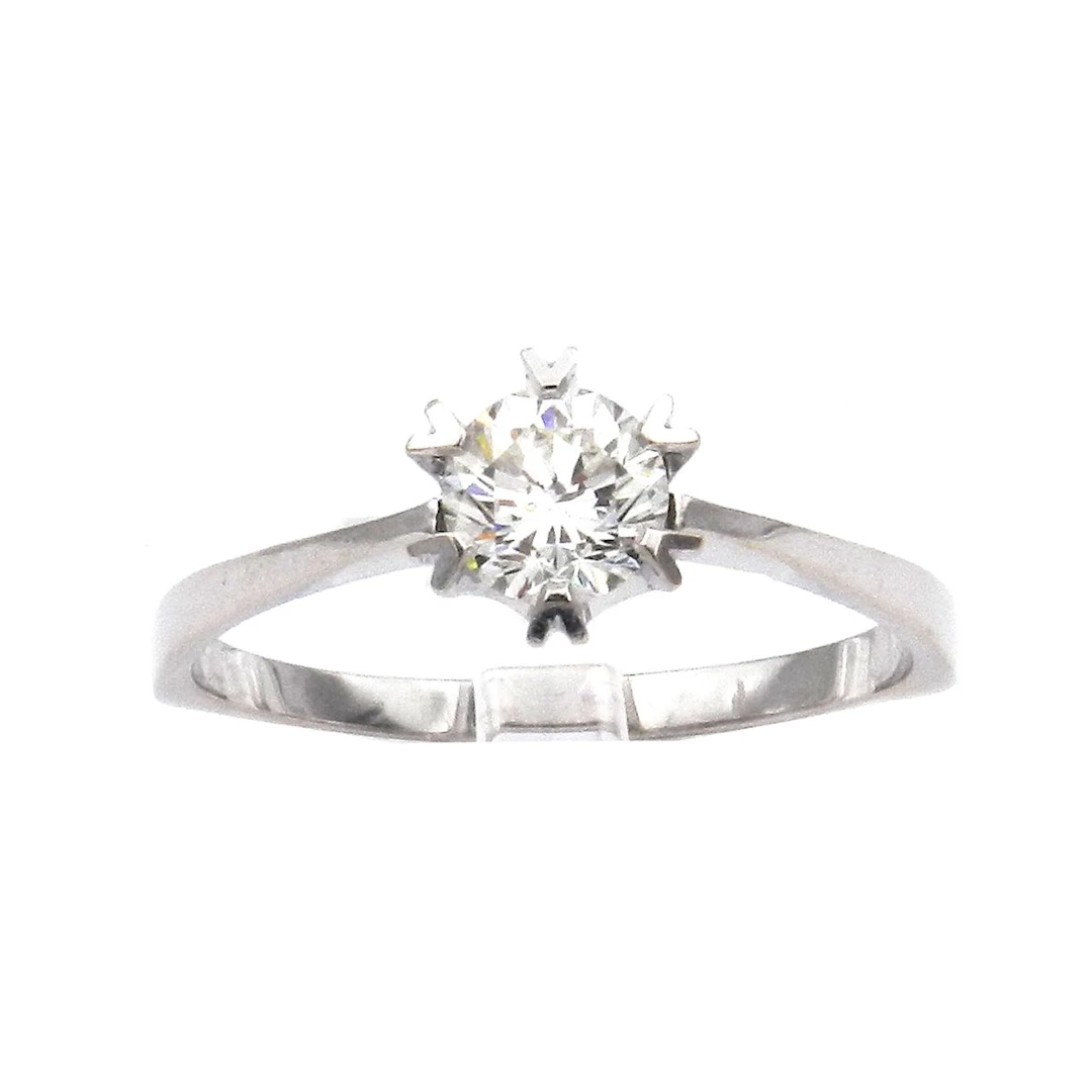 Diamant Solitär Ring mit 1.0 Karat Brillant (Natürlich) – Einkaräter