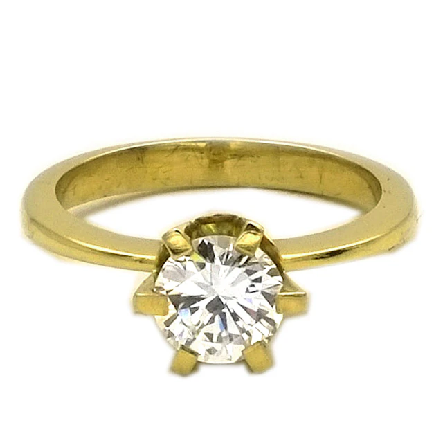Diamant Solitär Ring mit 1.2 Karat Brillant (Natürlich) – Einkaräter