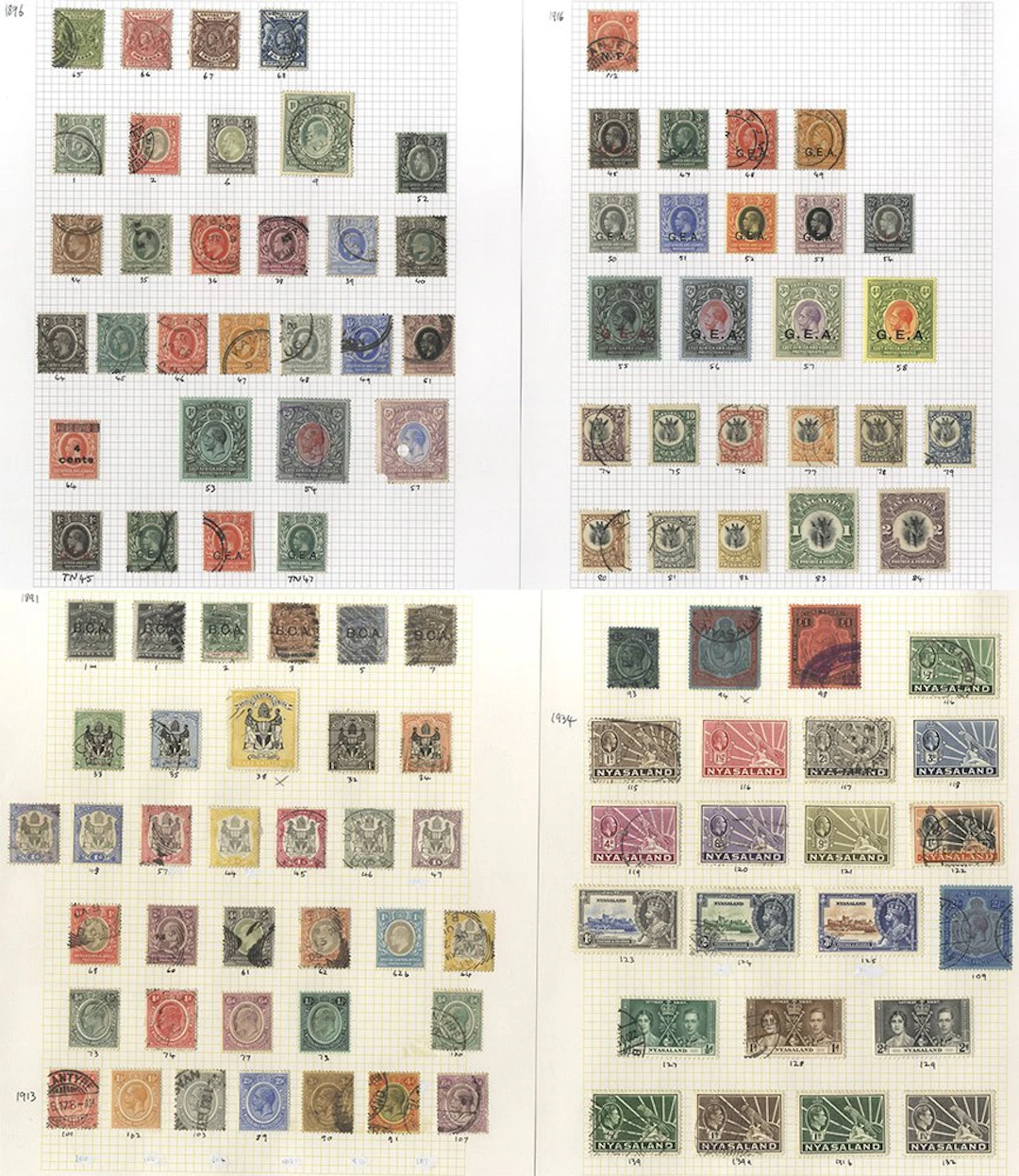 BRITISH COMMONWEALTH with British Africa in two albums