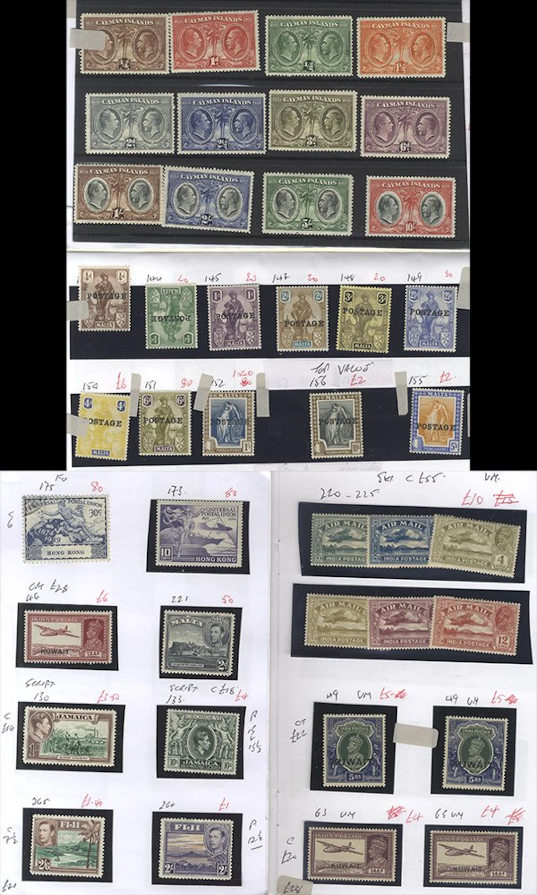 CLUB BOOKS (40) containing a range of British Commonwealth material M or U incl