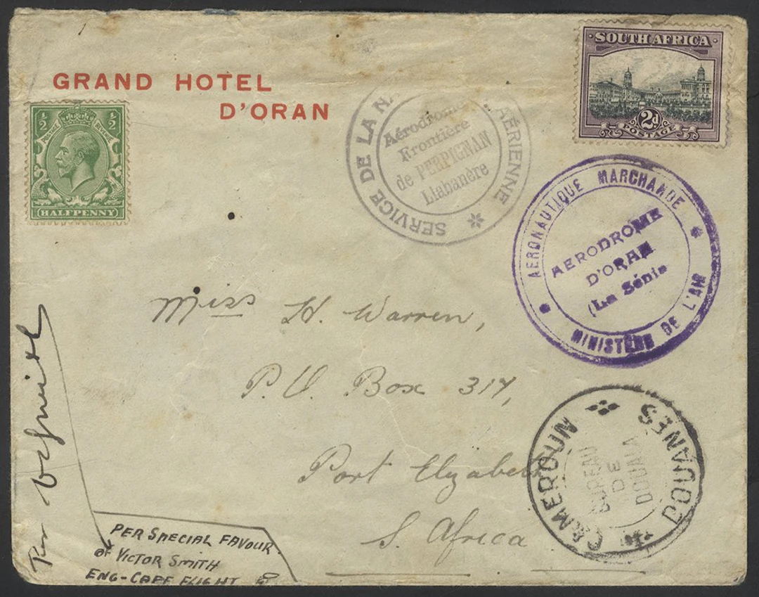 SOUTHERN AFRICA 9th March 1933 Victor Smith