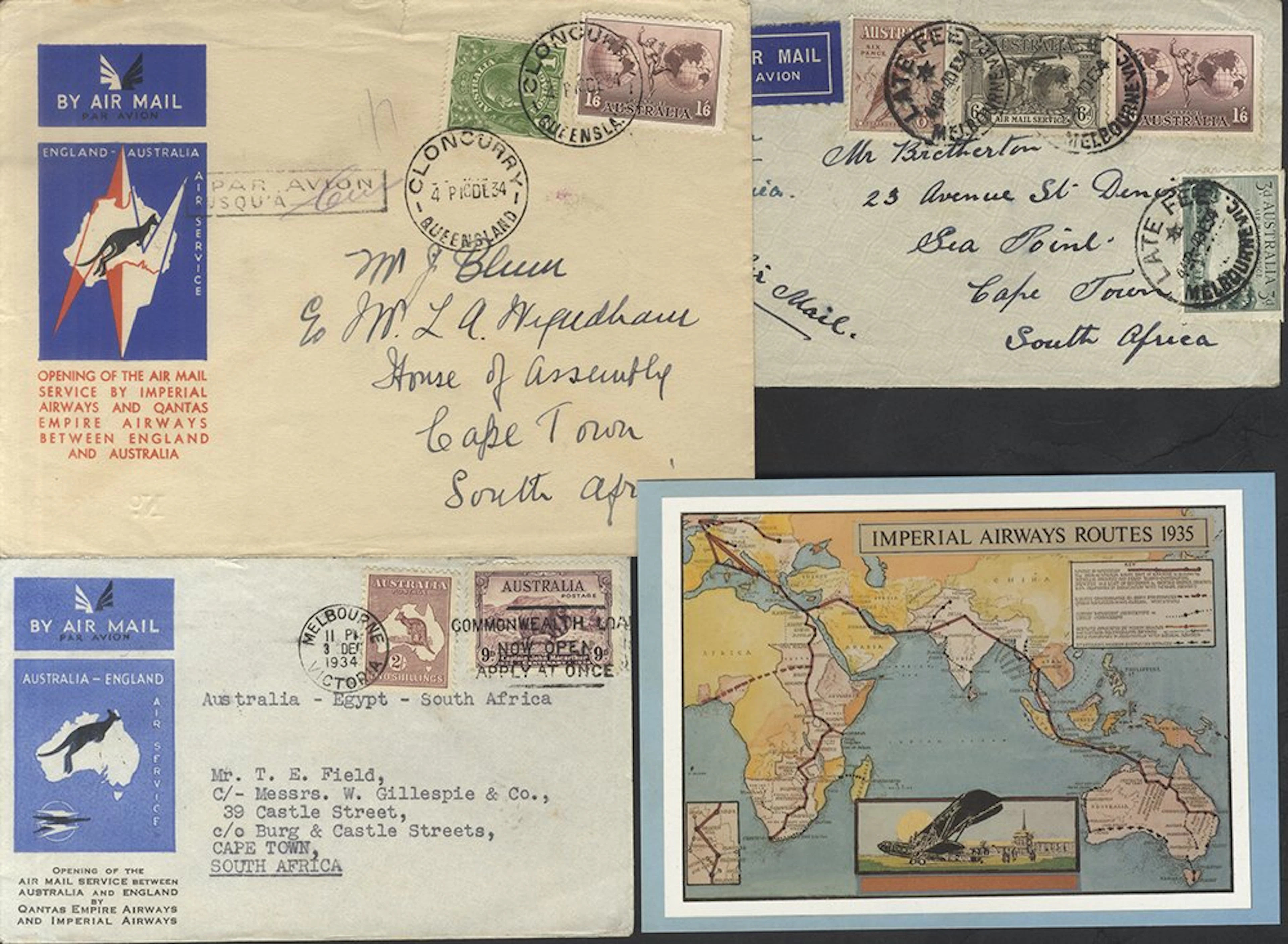 SOUTHERN AFRICA Australia to South Africa
