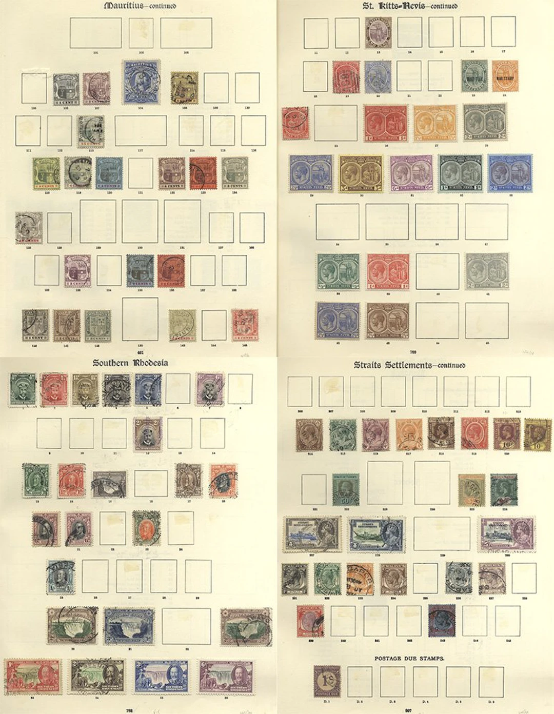 TWO NEW IMPERIALS for BRITISH EMPIRE to 1936