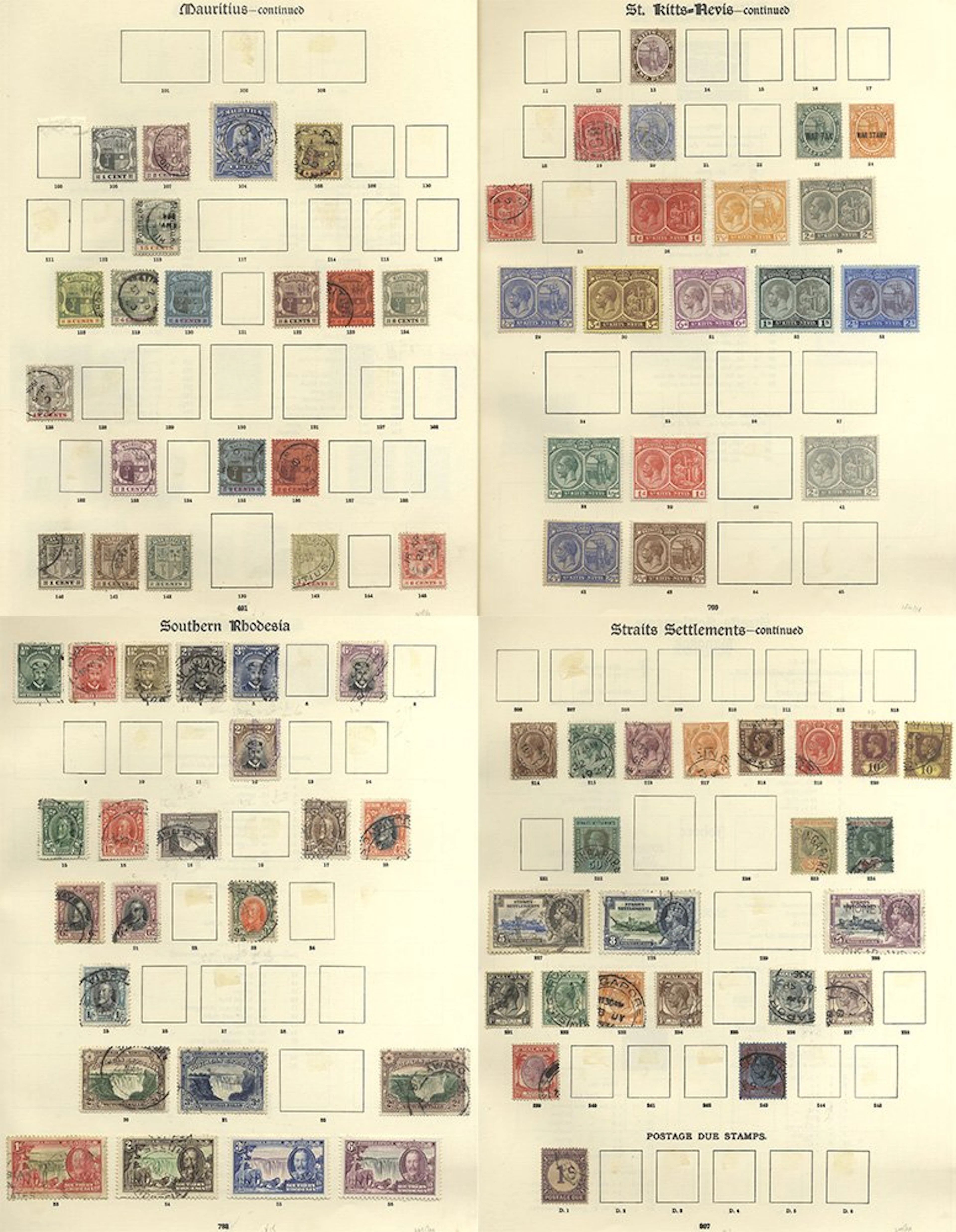 TWO NEW IMPERIALS for BRITISH EMPIRE to 1936