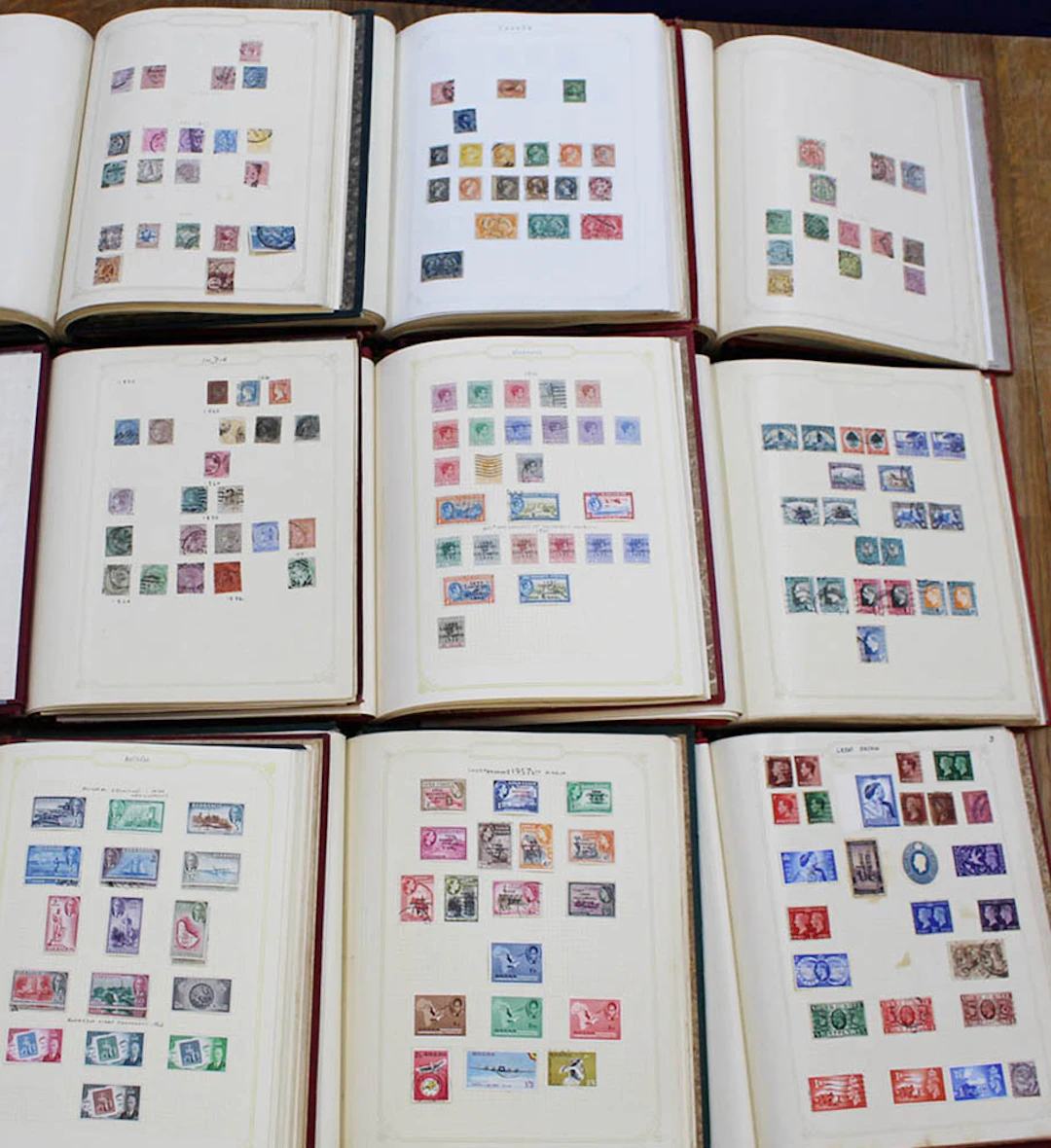 BRITISH COMMONWEALTH M & U collection housed in nine...