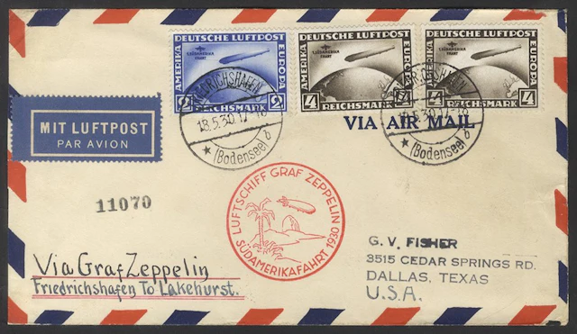 GERMANY 1930 South America Flight (18.5.30) cover bearing...