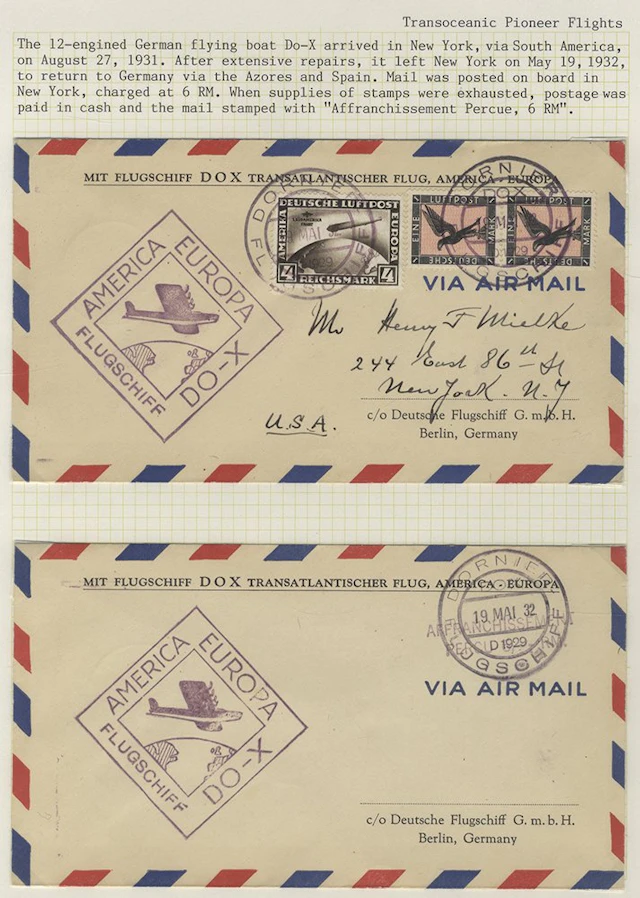 GERMANY 1932 Dornier Flying boat cover to Berlin