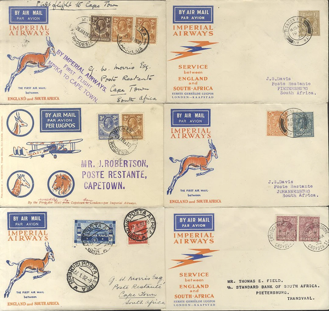SOUTHERN AFRICA 20th Jan 1932 flight