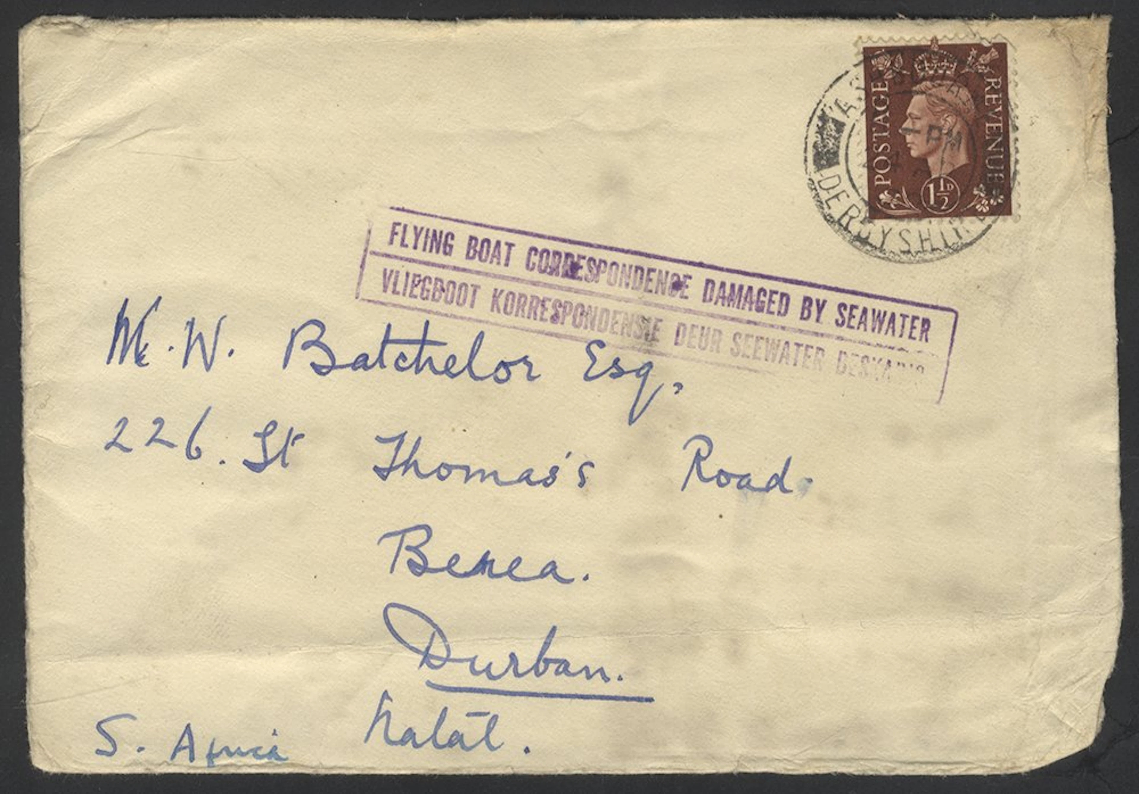 SOUTHERN AFRICA 1st May 1939 the Imperial Airways Flying...