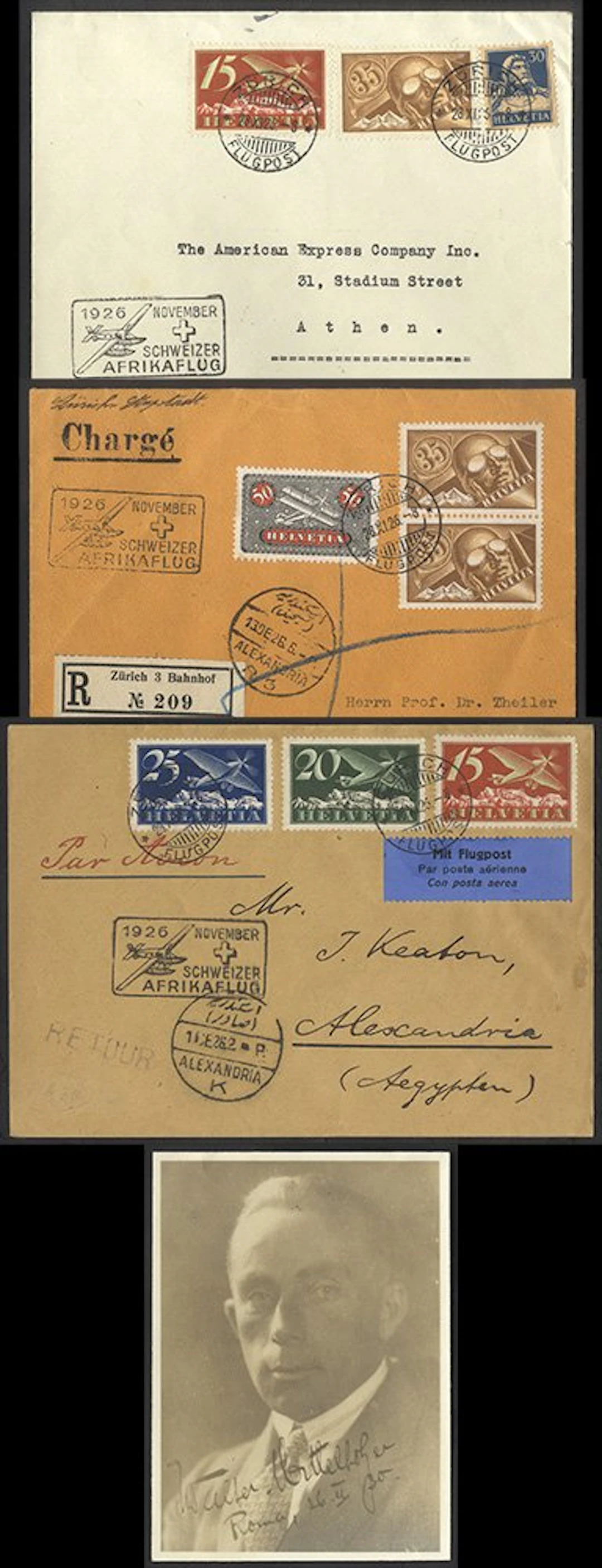 SOUTHERN AFRICA the Swiss pilot Walter Mittelholzer made...