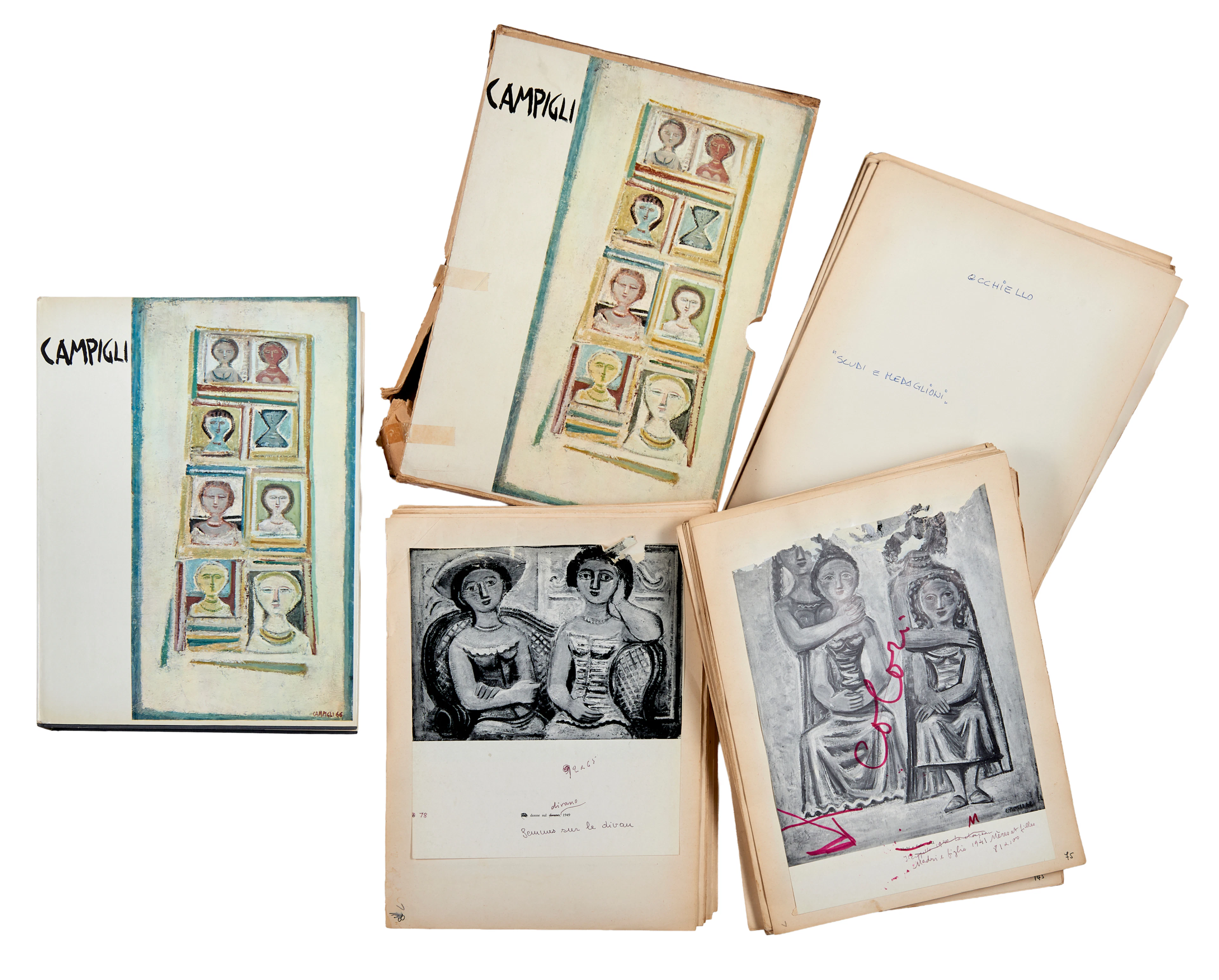 [CAMPIGLI - BOZZA EDITORIALE] DE GRADA, Raffaele (1916-2010). Campigli.