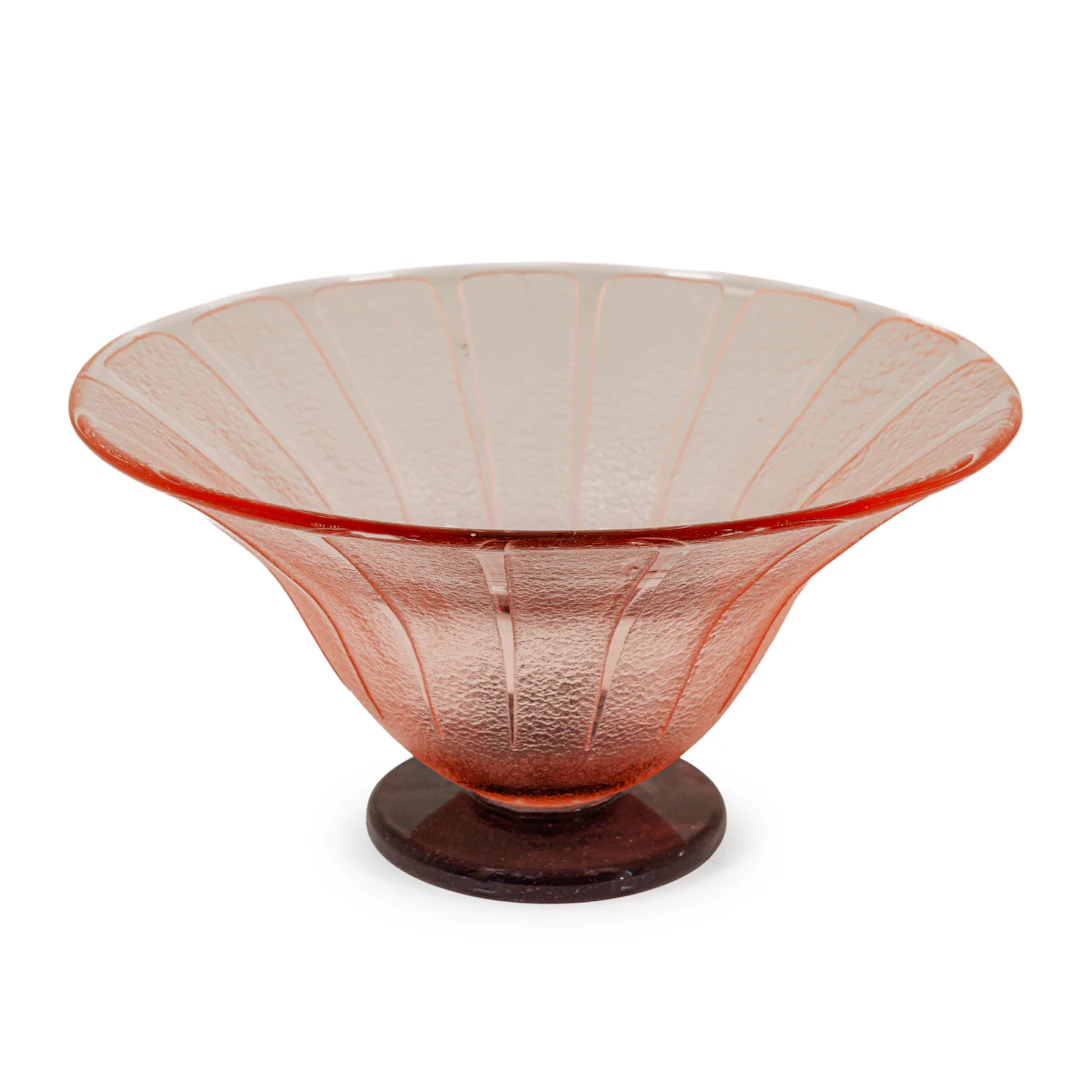 CENTROTAVOLA IN VETRO, FORNACE SCHNEIDER, LE VERRE FRANÇAIS, NANCY