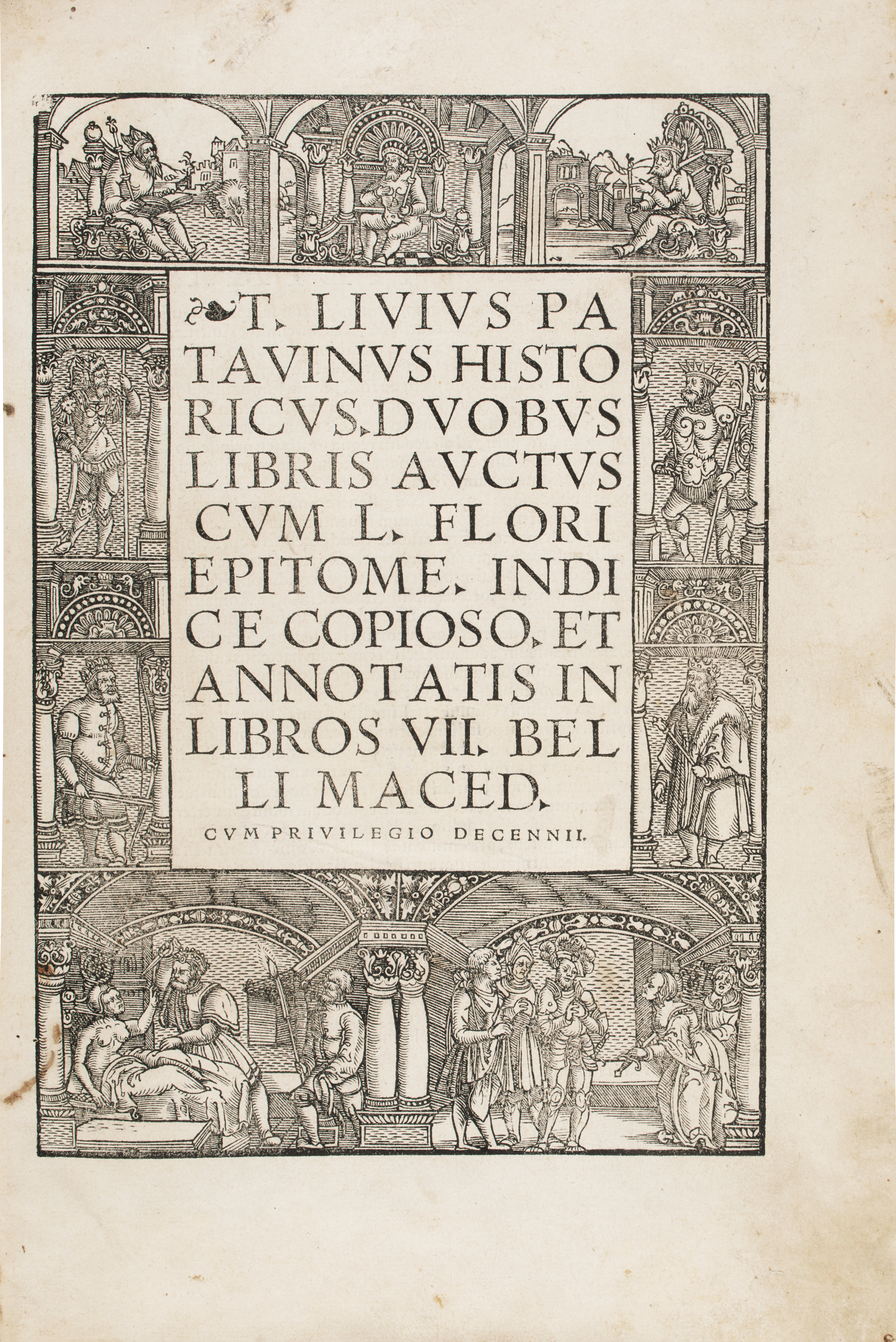 LIVIO, Tito (59 a.C.-17 d.C.). T. Livius Patavinus Historicus duobus