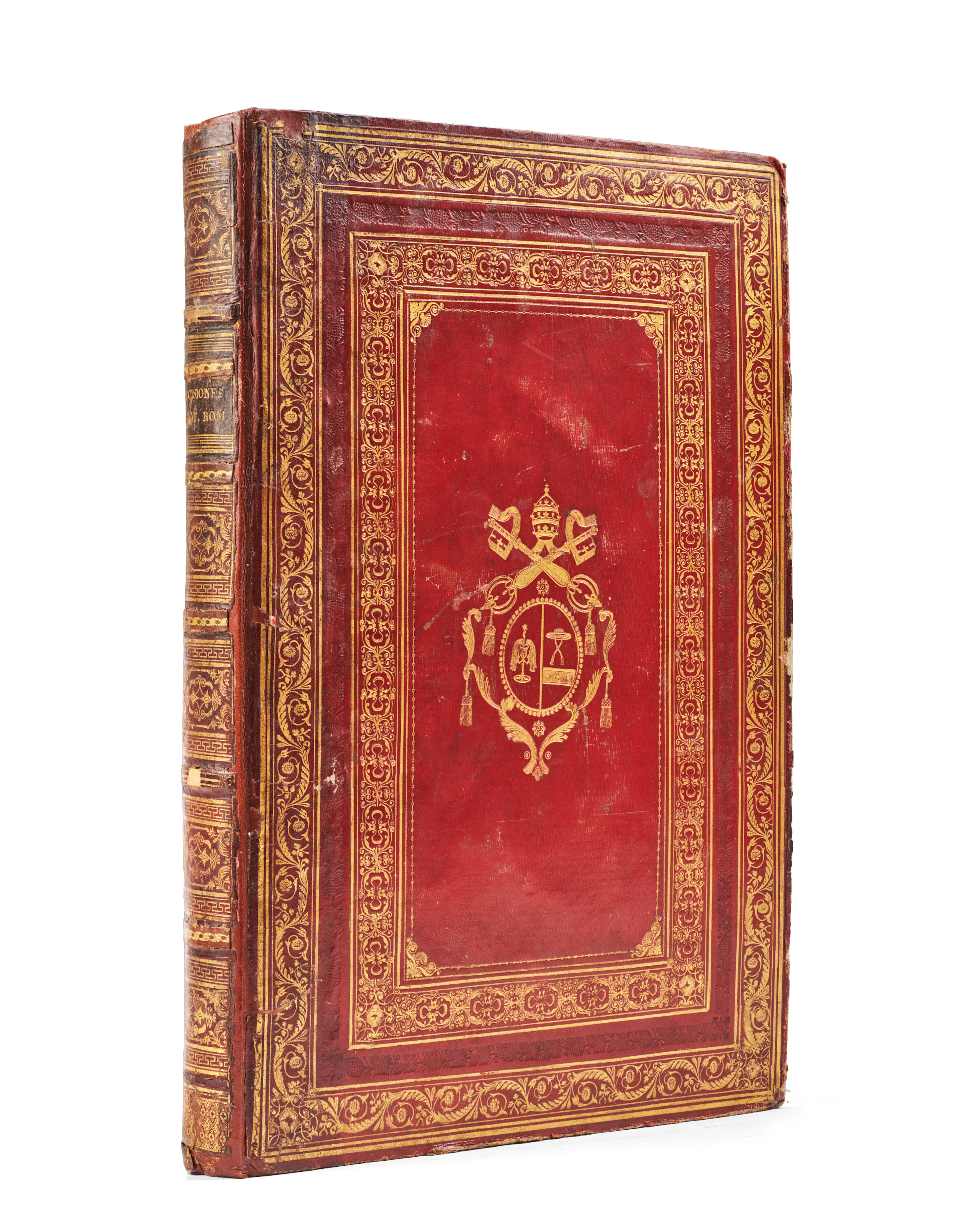 [LEGATURA]. GREGORIO XVI (1765-1846). Legatura vuota alle armi di