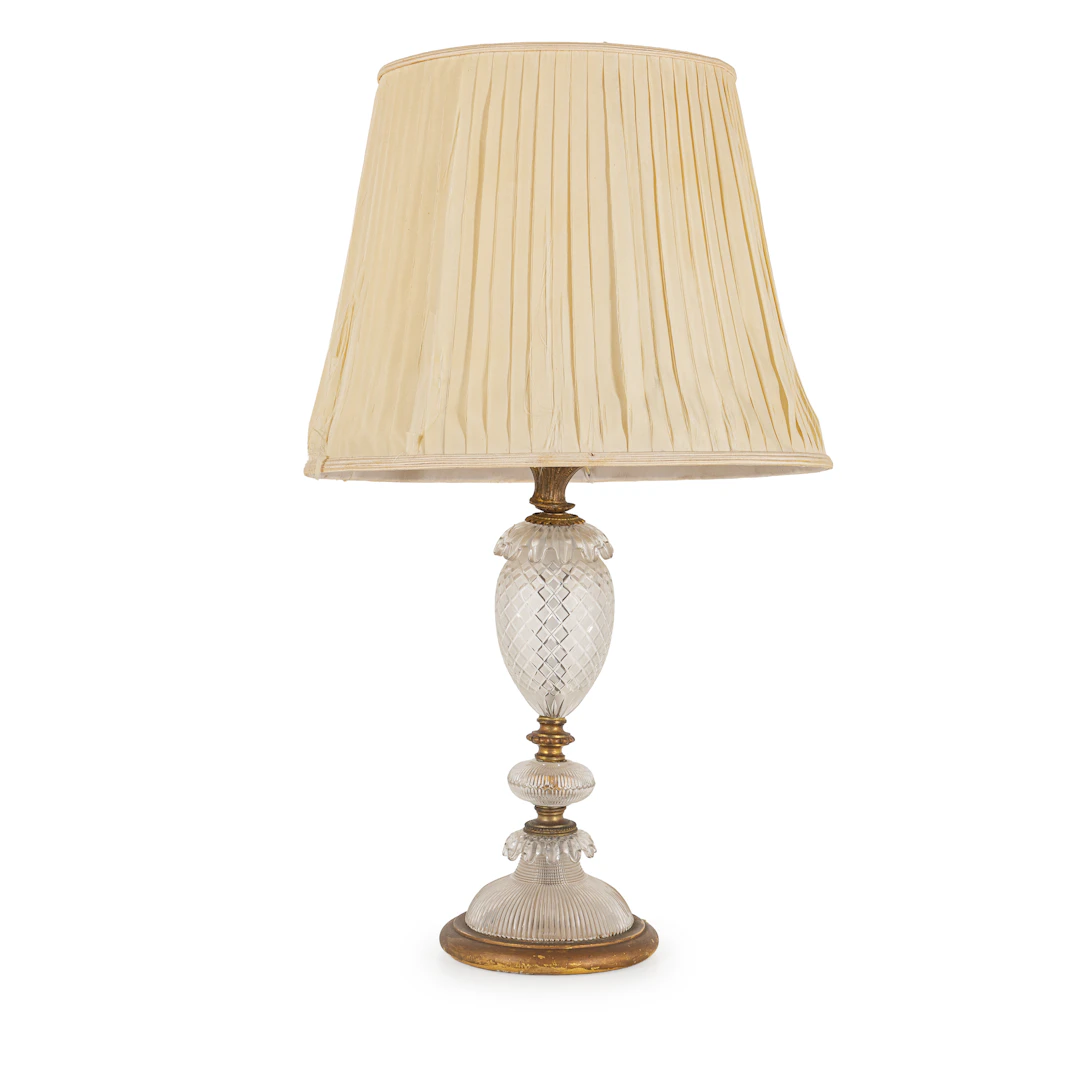 LAMPADA IN BRONZO DORATO, XIX-XX SECOLO