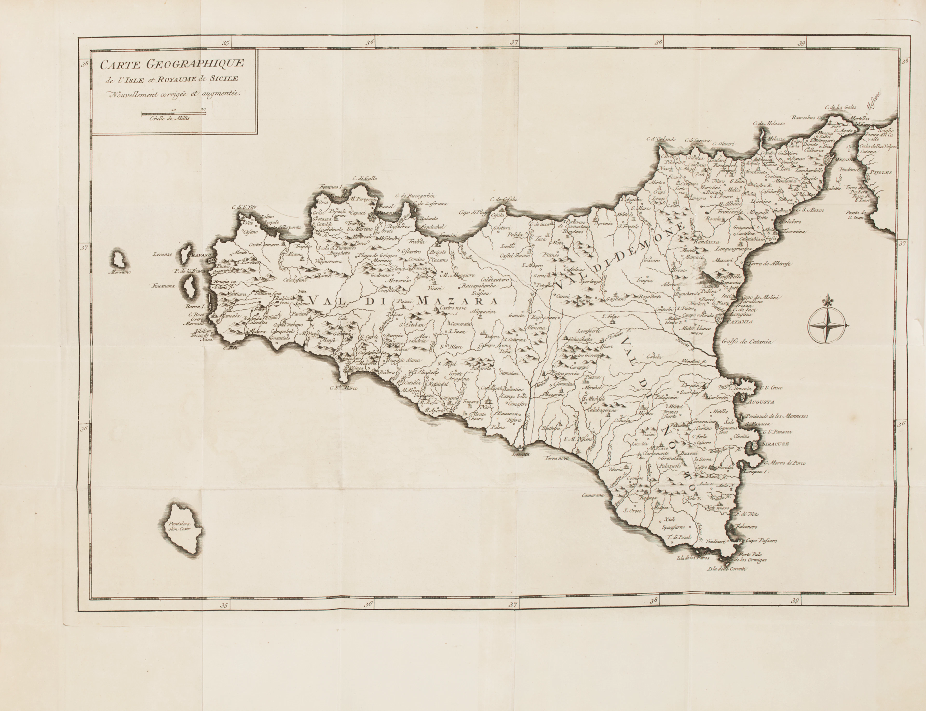 BURIGNY, Jean Levesque de (1692-1785). Histoire generale de Sicile
