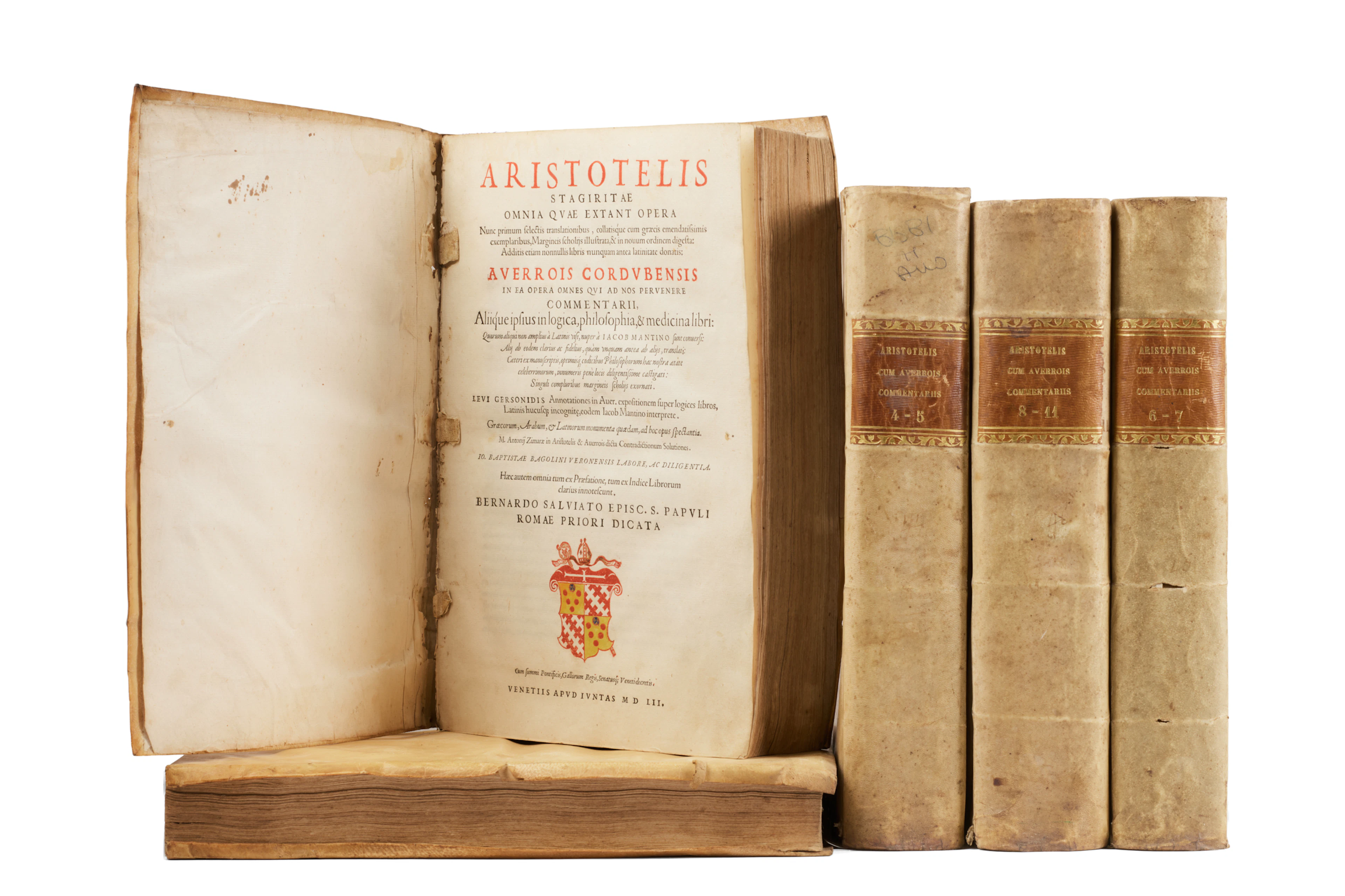 ARISTOTELE (384-322 a.C.). Opera omnia. Firenze: Eredi di Filippo