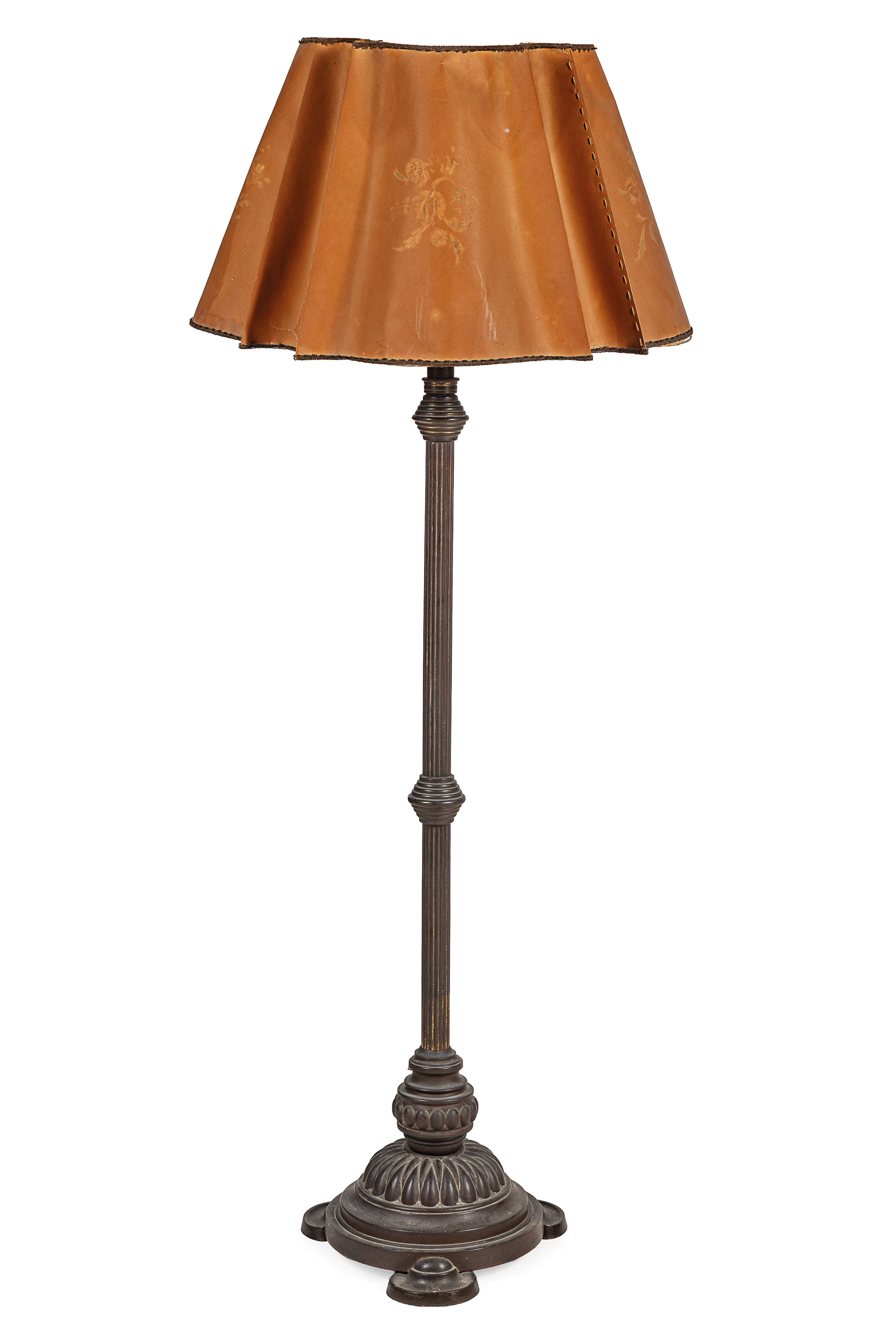 LAMPADA DA TERRA IN METALLO, XX SECOLO