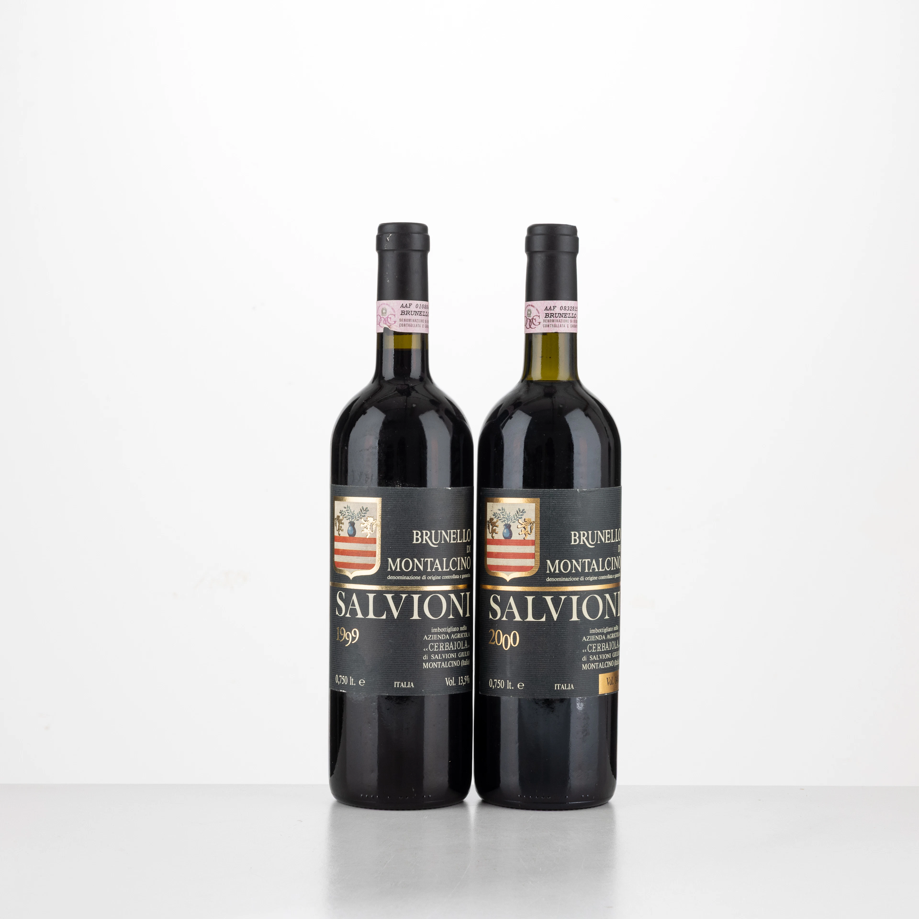 Verticale Brunello di Montalcino La Cerbaiola Salvioni