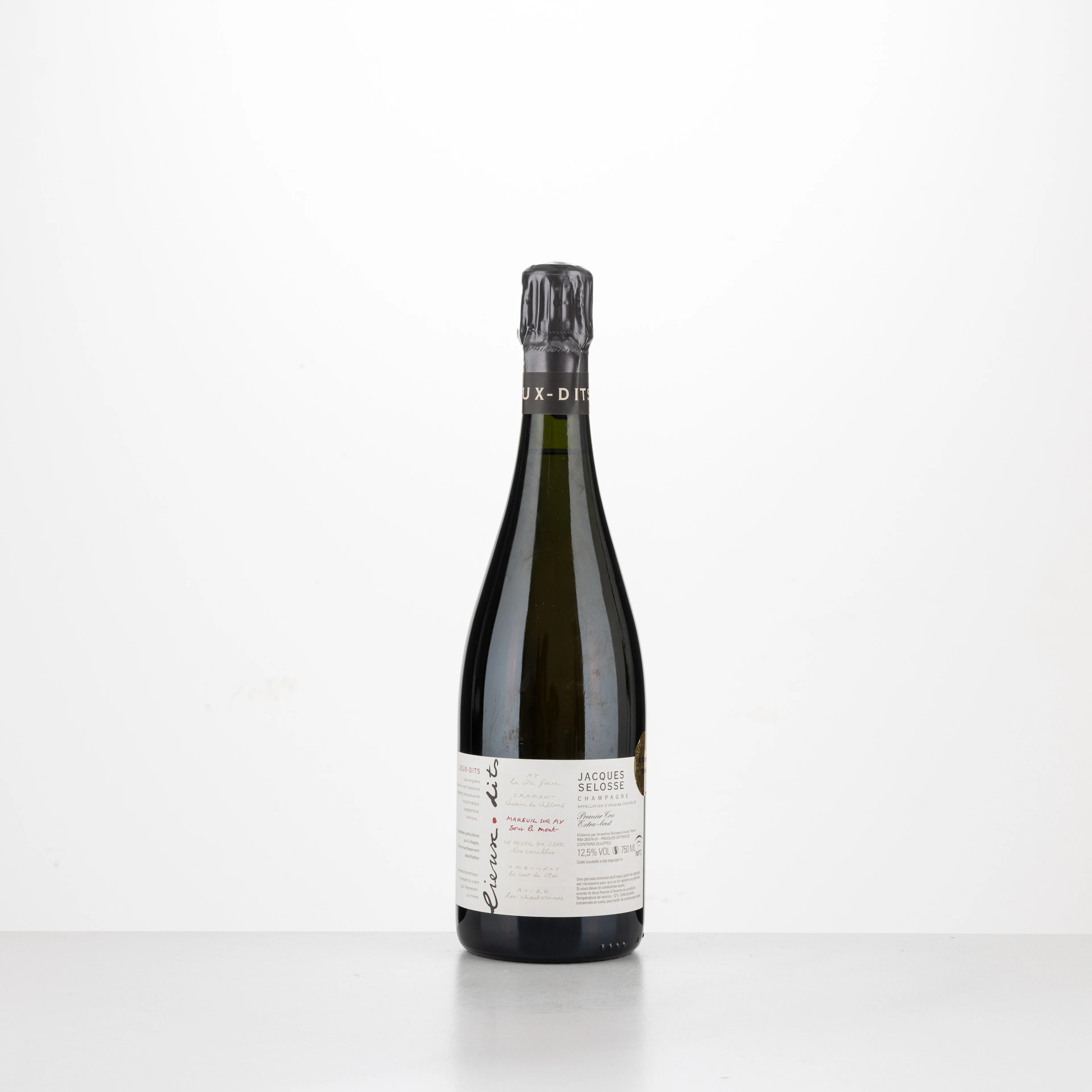 Champagne Lieux-Dits 1er Cru Mareuil Sur Ay Sous le Mont J. Selosse