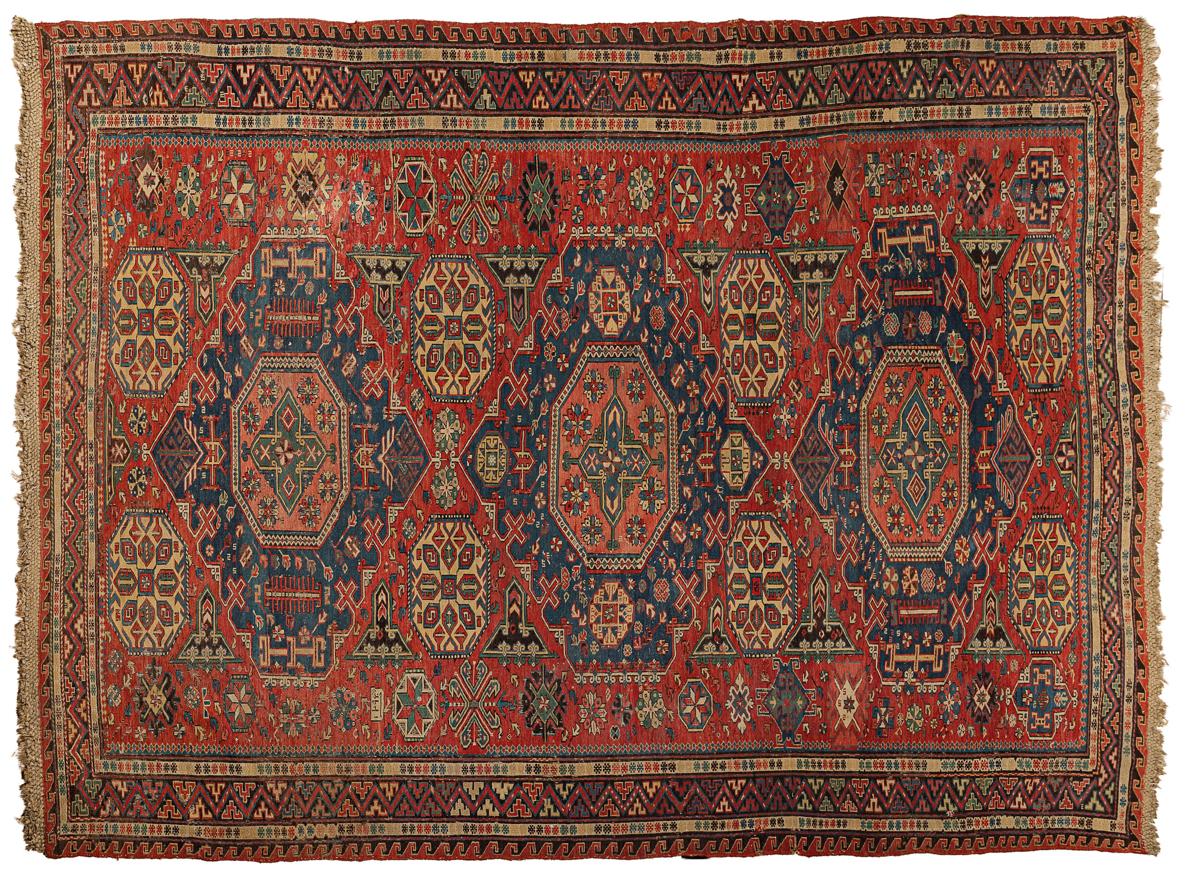 SUMAK A TRE MEDAGLIONI, CAUCASO, CIRCA 1880/1900