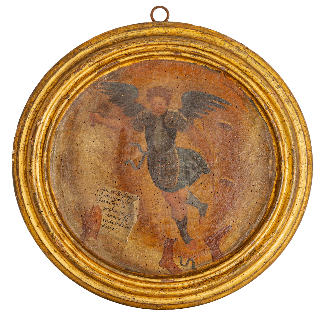 TRE TONDI DIPINTI, XIX SECOLO