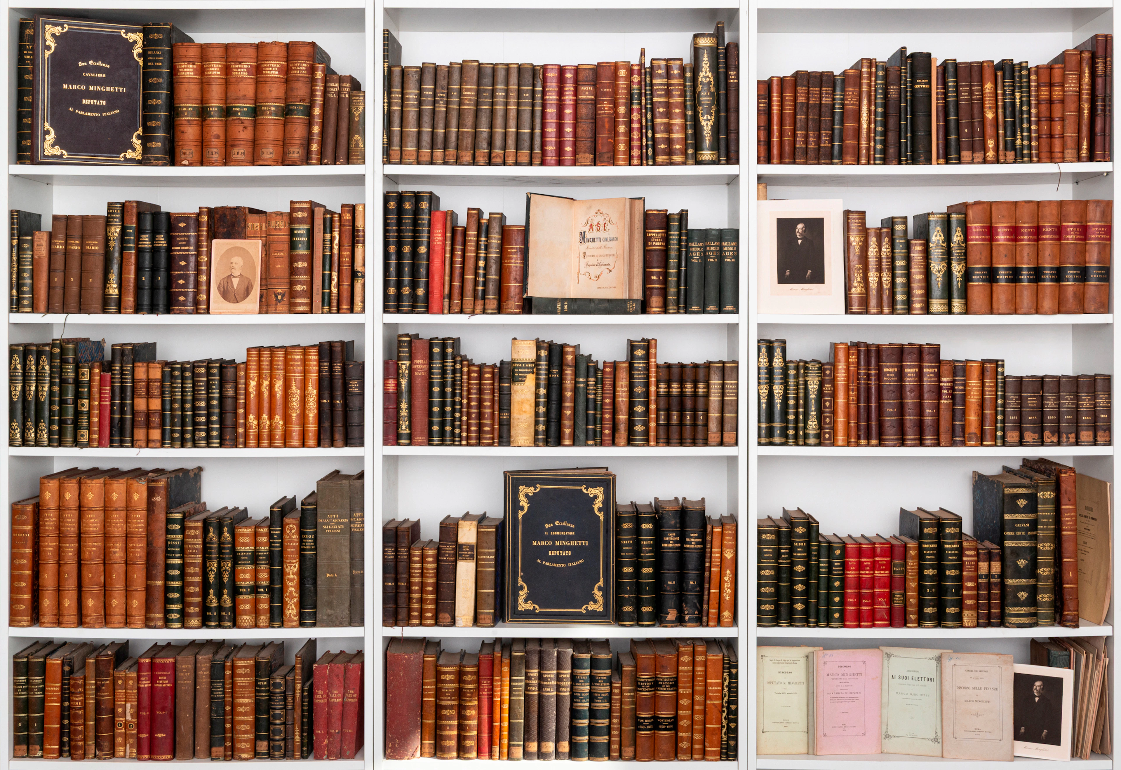 MINGHETTI, Marco (1818-1886). Biblioteca personale di Marco Minghetti.