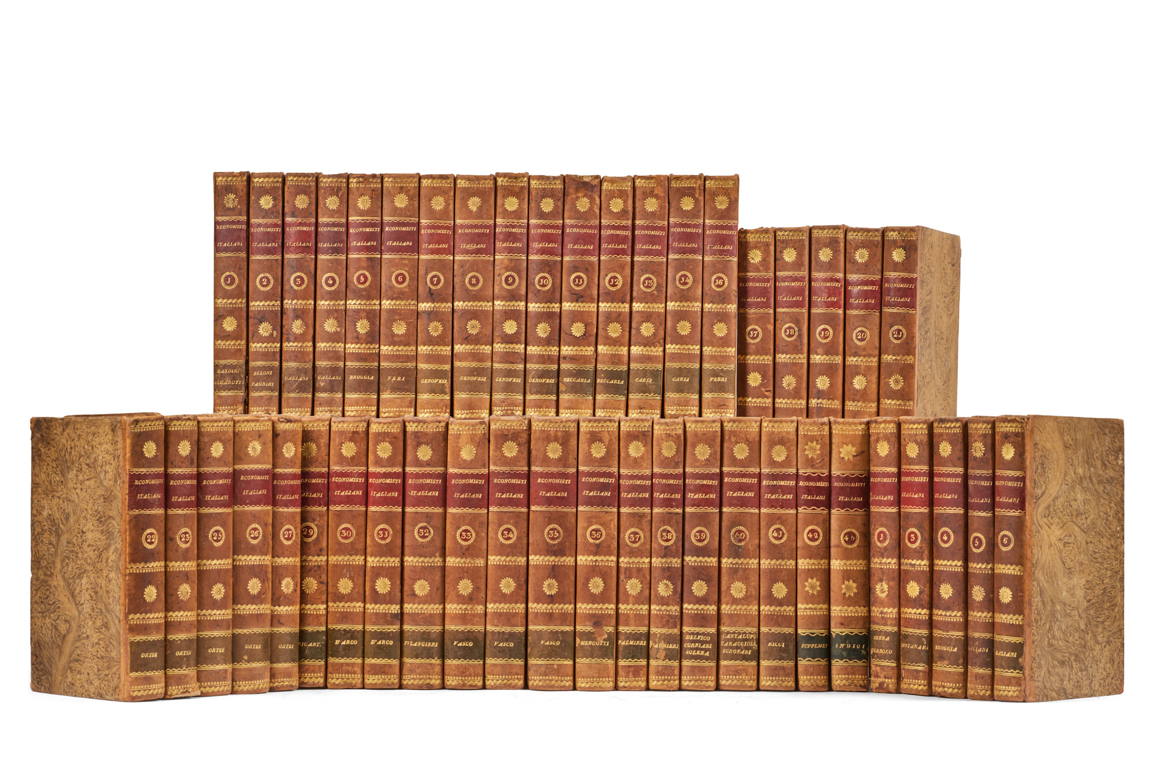 [ECONOMIA POLITICA]. Scrittori classici italiani di economia politica.