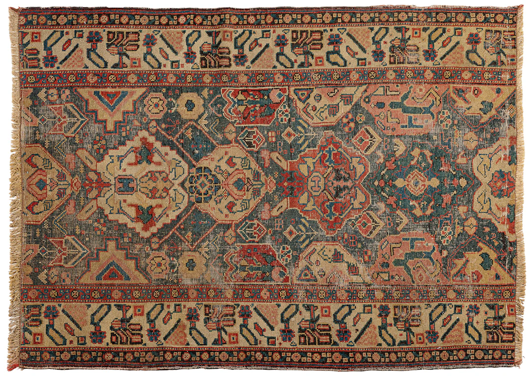 TAPPETO PERSIANO, AREA DI SHIRAZ, CIRCA 1880