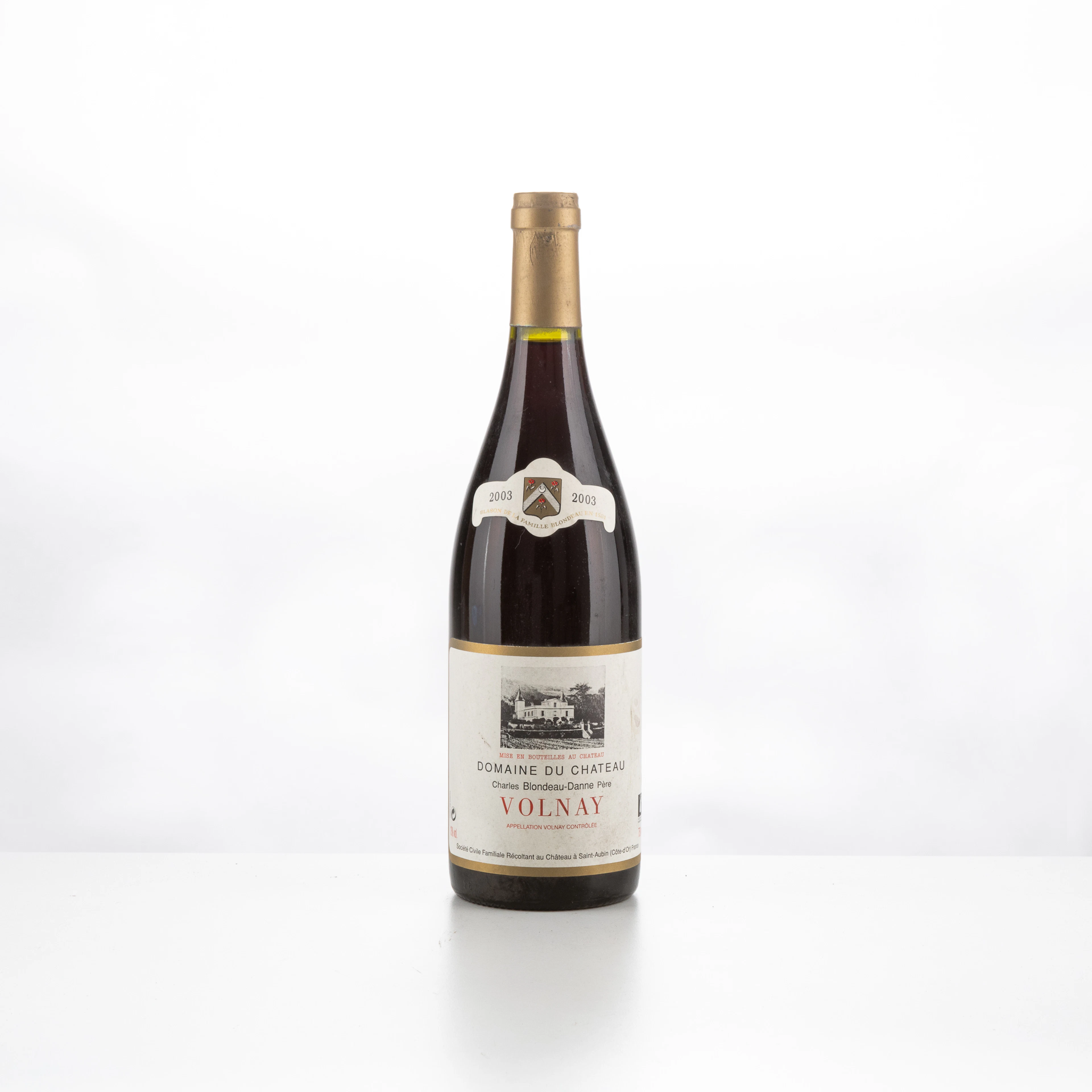 Volnay Domaine du Château Charles Blondeau-Danne Pere 2003
