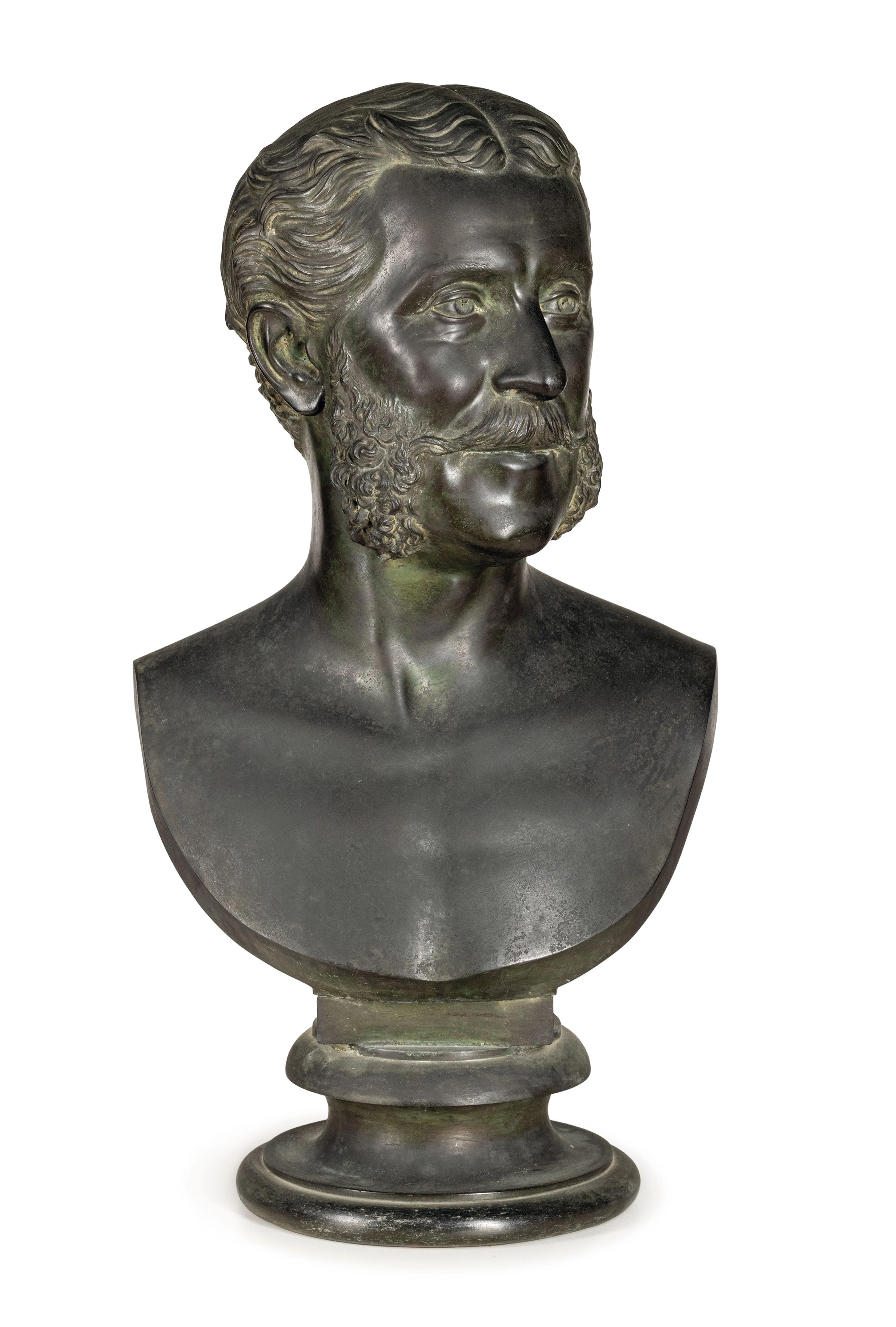 FIGURA IN BRONZO PATINATO, SECONDA METÀ DEL XIX SECOLO