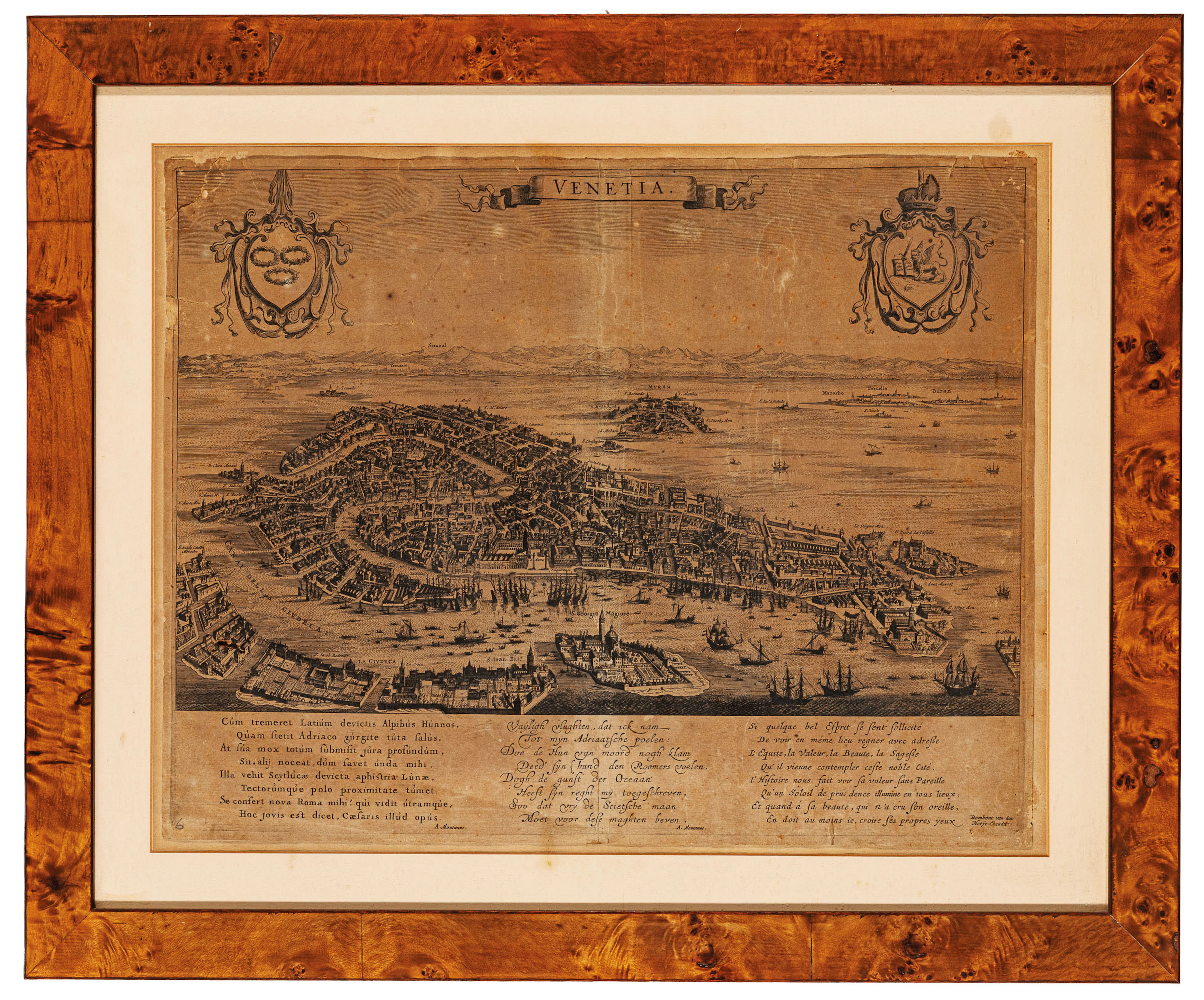 [VENEZIA] HOEYE, Rombout van den (1622-1671). Venetia. Amsterdam
