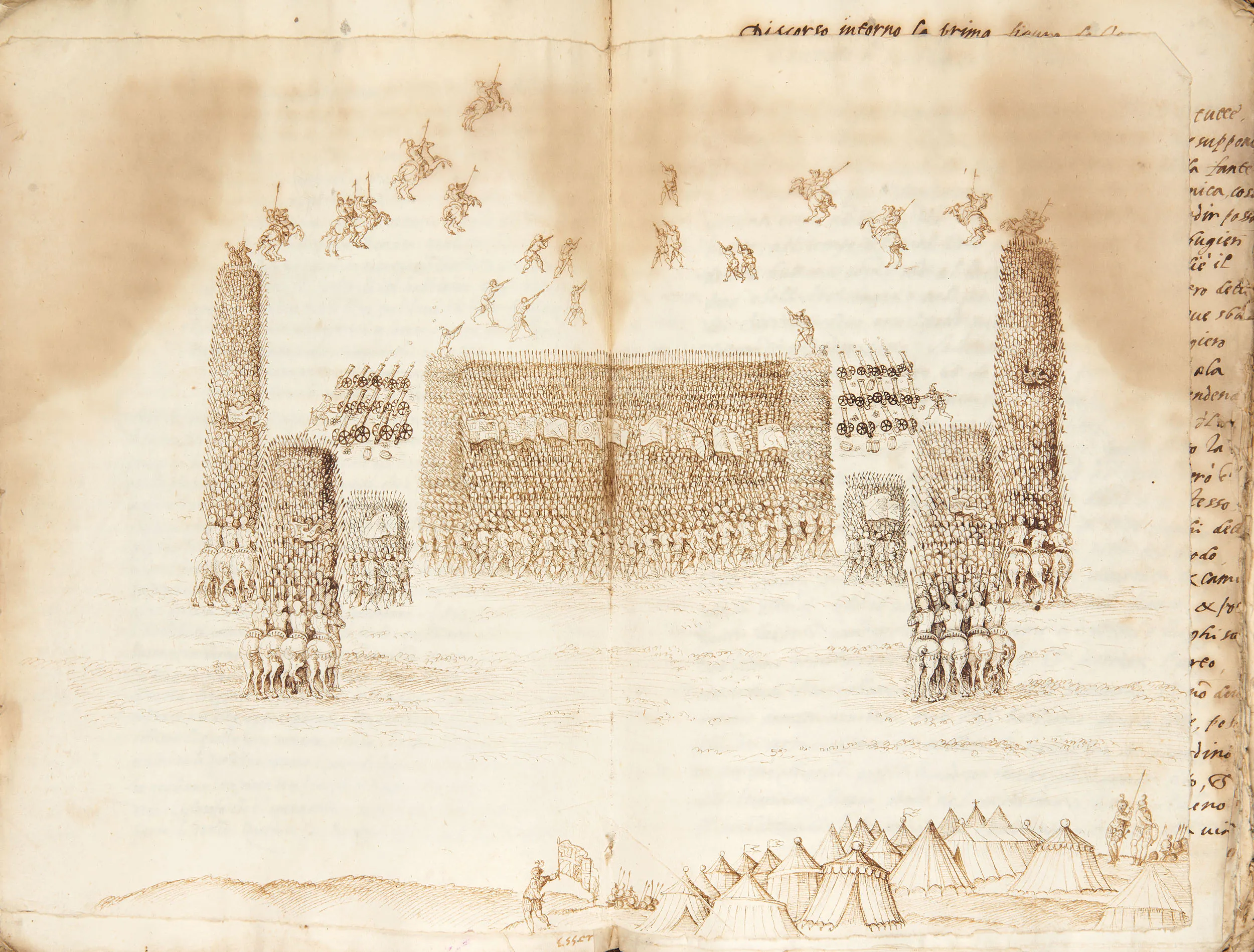 LEONARDI, Giovan Giacomo (1498-1562). Delle battaglie de nostri tempi.