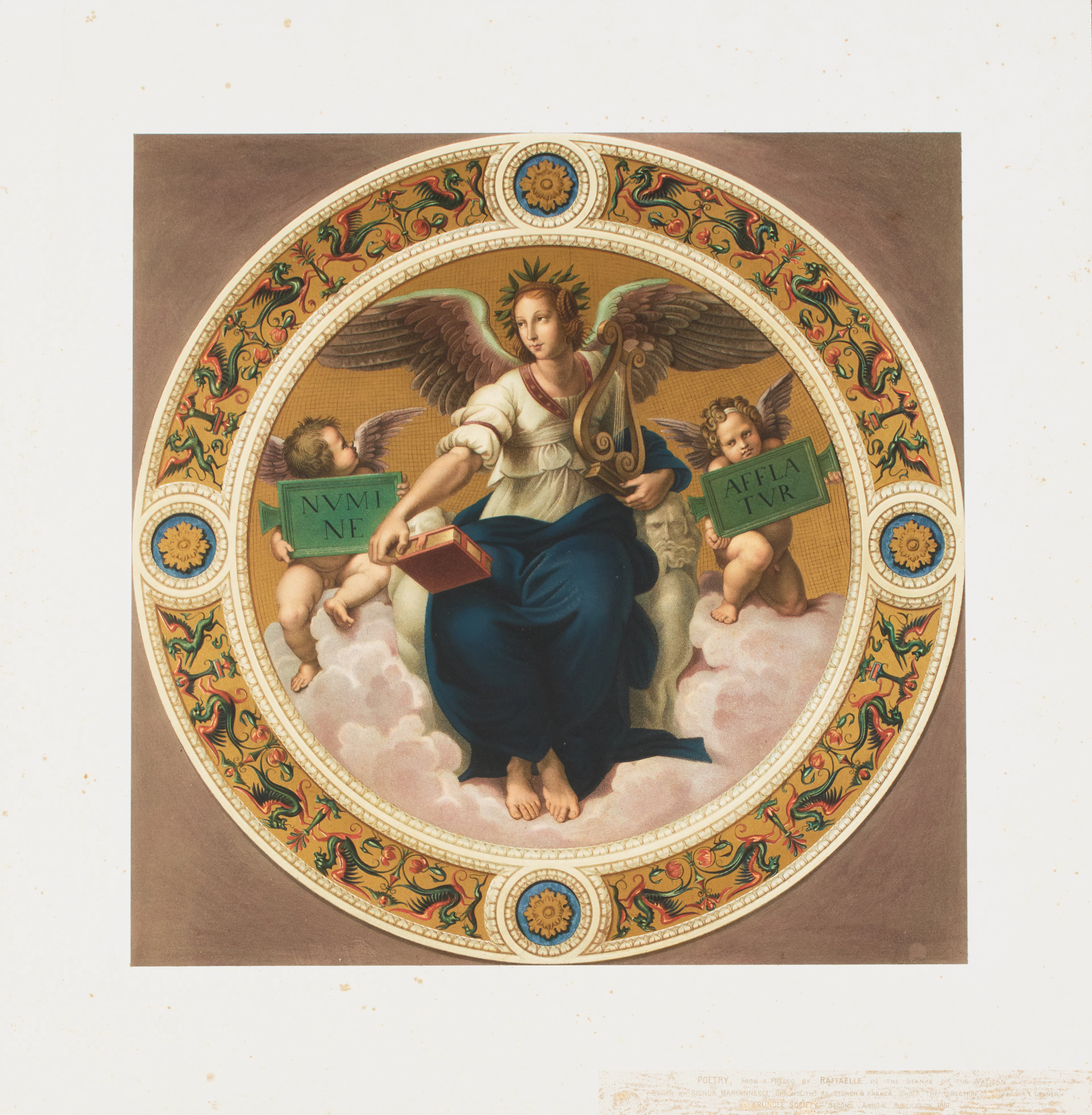 [ARUNDEL SOCIETY]. Lotto di quattro cromolitografie da maestri del