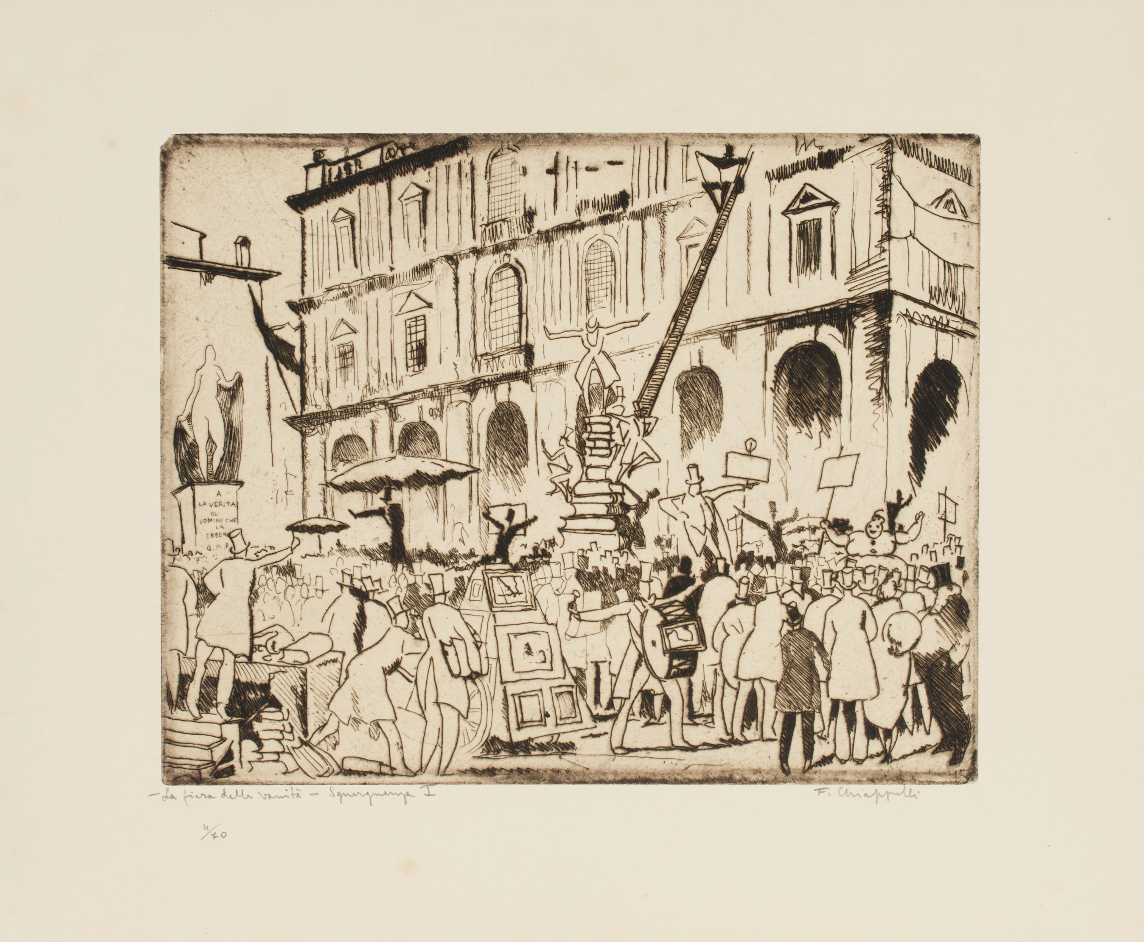 CHIAPPELLI, Francesco (1890-1947). Le sguerguenze. Prima serie. Dodici