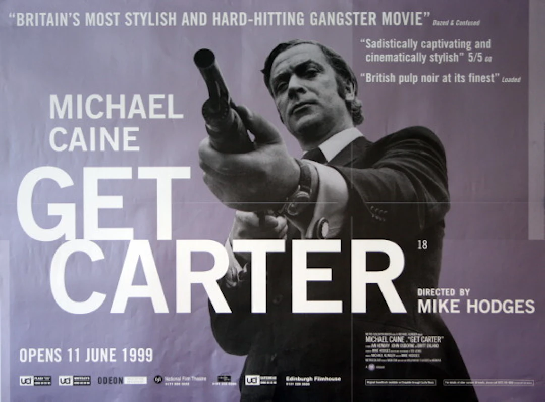 Get Carter Movie Poster - Michael Caine - Gangster - Mike Hodges