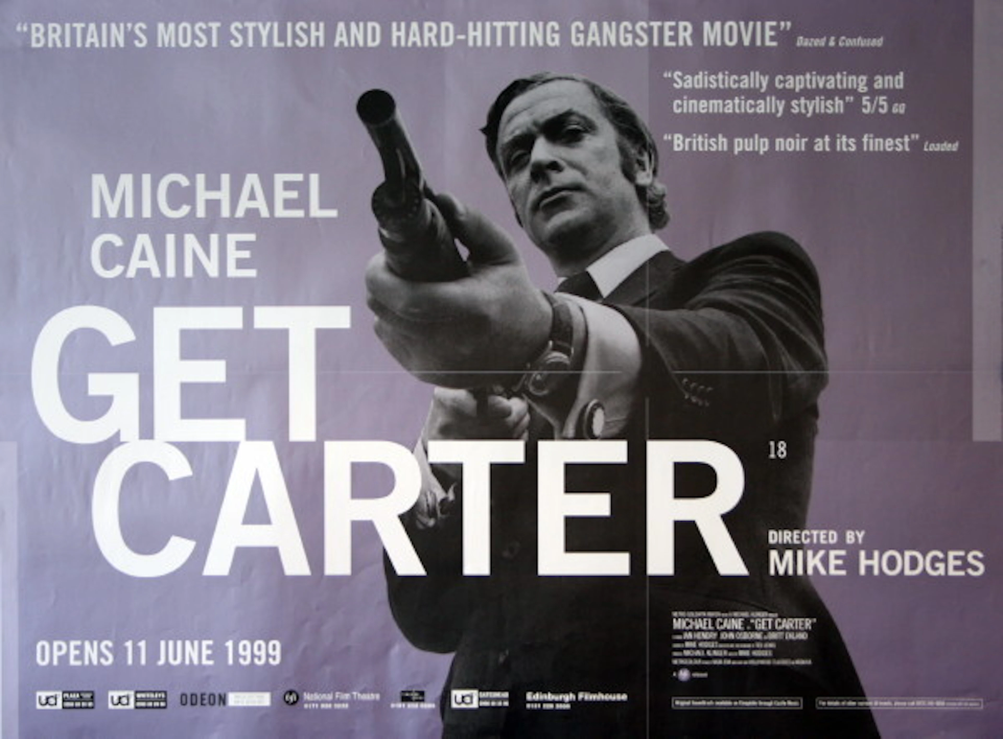 Get Carter Movie Poster - Michael Caine - Gangster - Mike Hodges