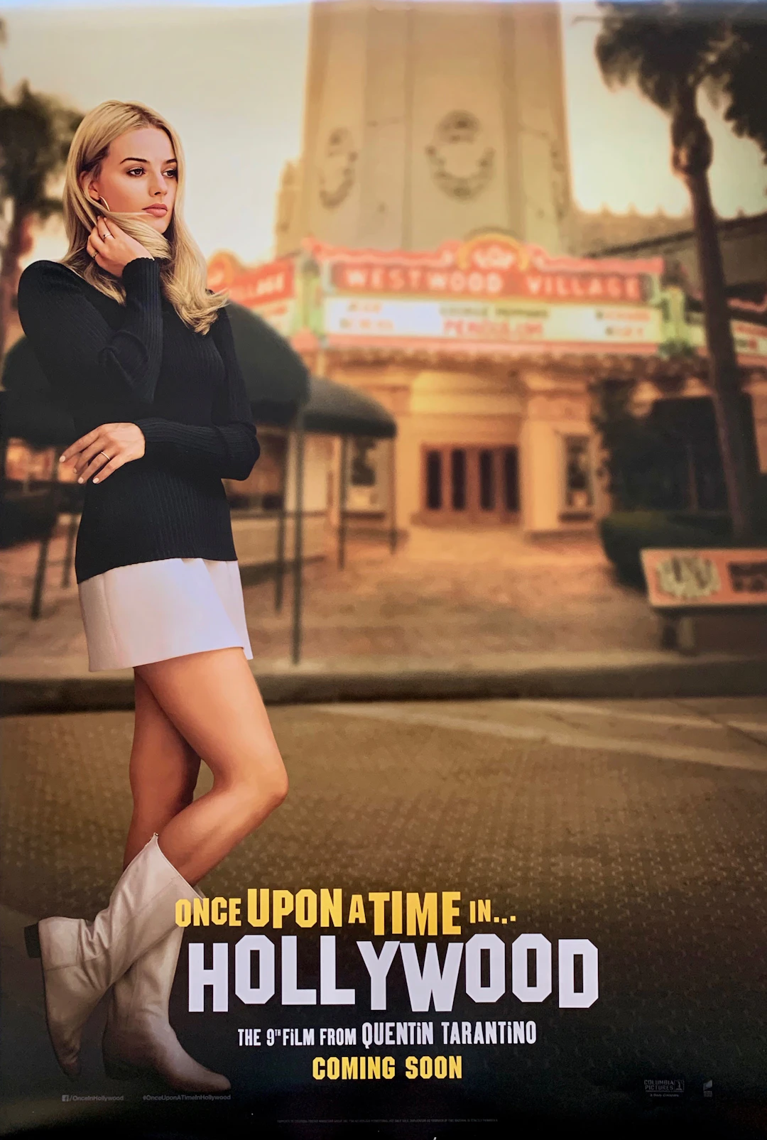 Original Once Upon a Time in Hollywood Movie Poster - Quentin Tarantino