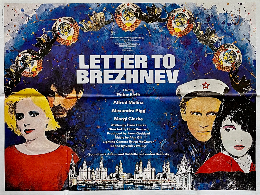 Original Letter to Brezhnev Movie Poster - Margi Clark - Jamie Reid