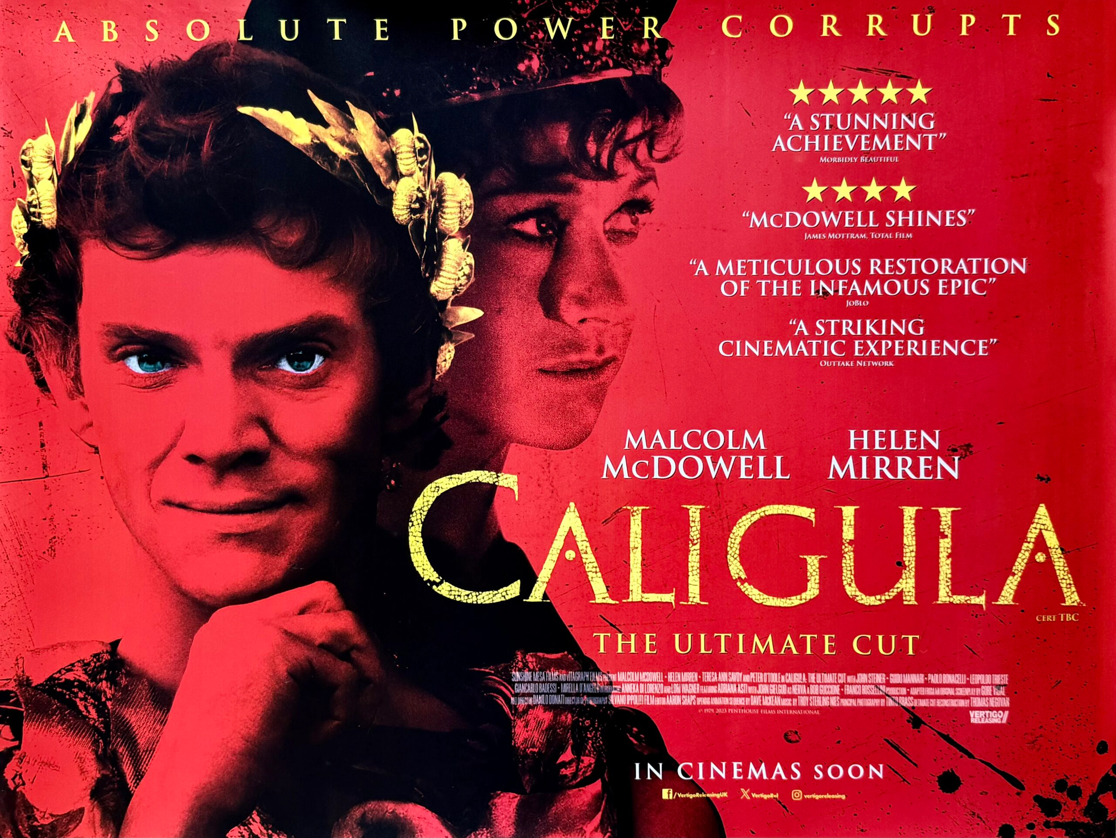 Original Caligula: The Ultimate Cut Movie Poster - Tinto Brass