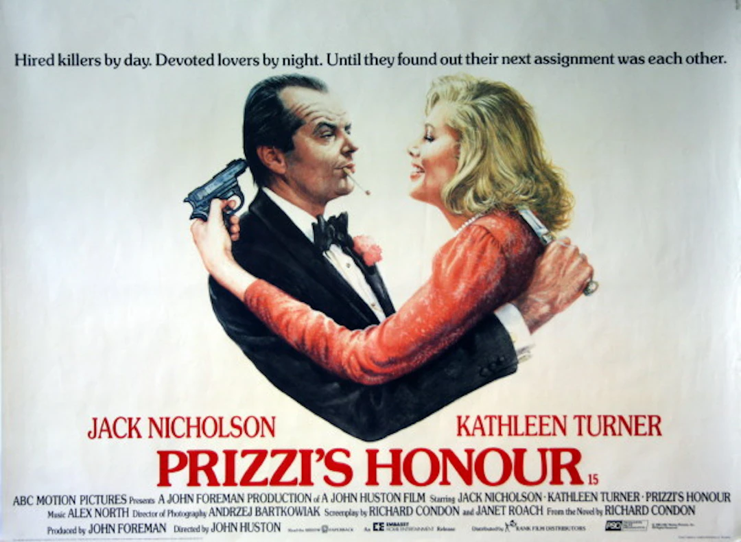 Prizzi's Honour - Vintage Movie Posters