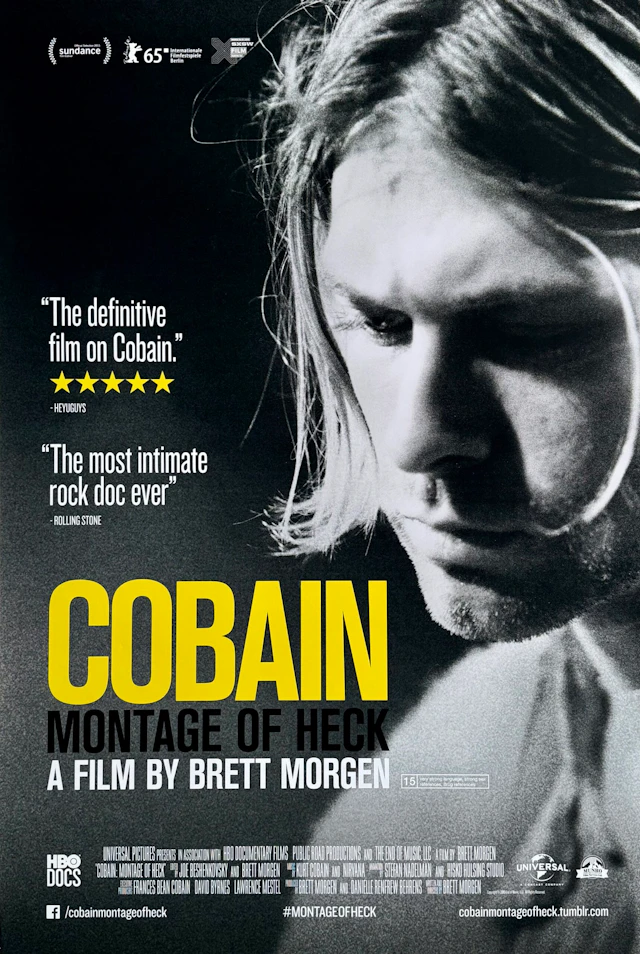 Original Cobain: Montage of Heck Movie Poster - Kurt Cobain