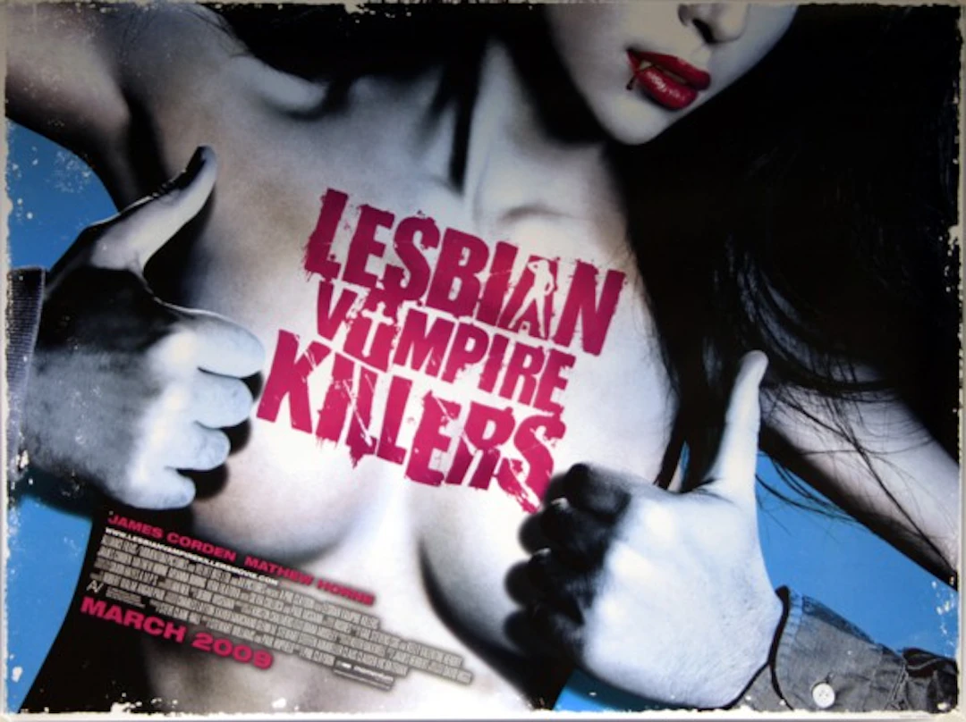 Original Lesbian Vampire KIllers Movie Poster - James Corden - Comedy