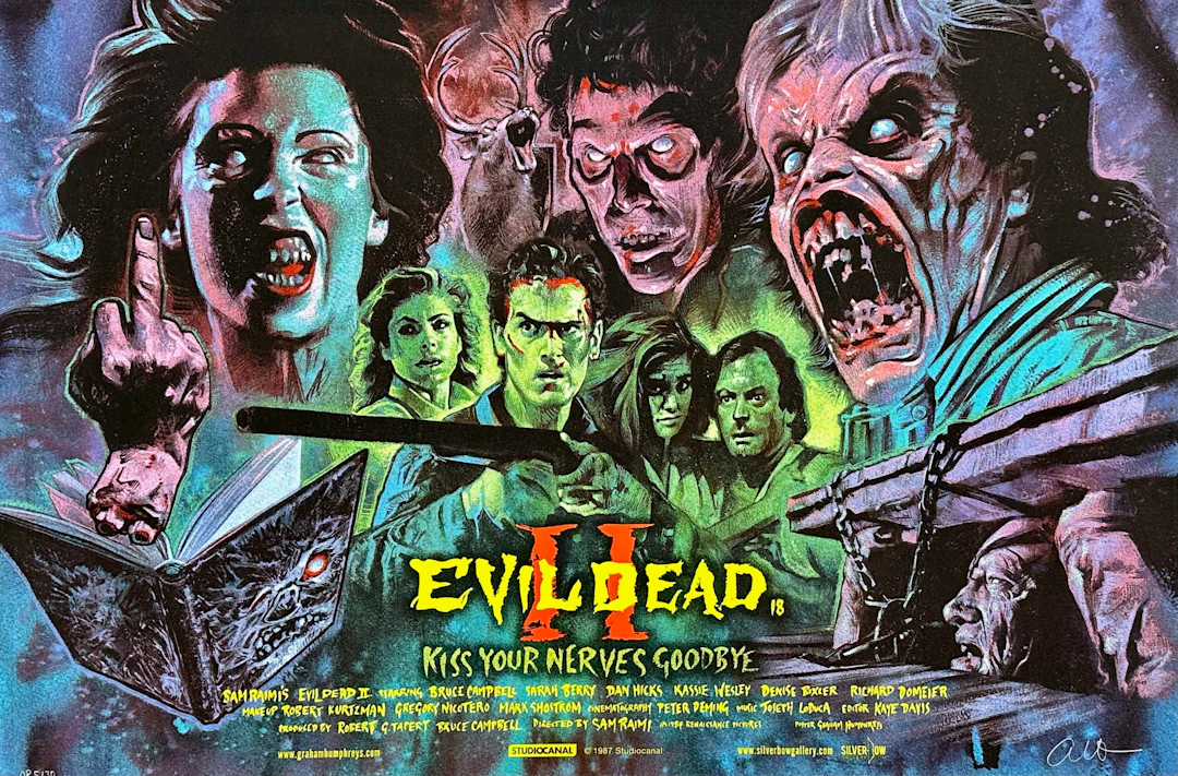 Evil Dead II Alternative Movie Poster - Horror - Sam Raimi