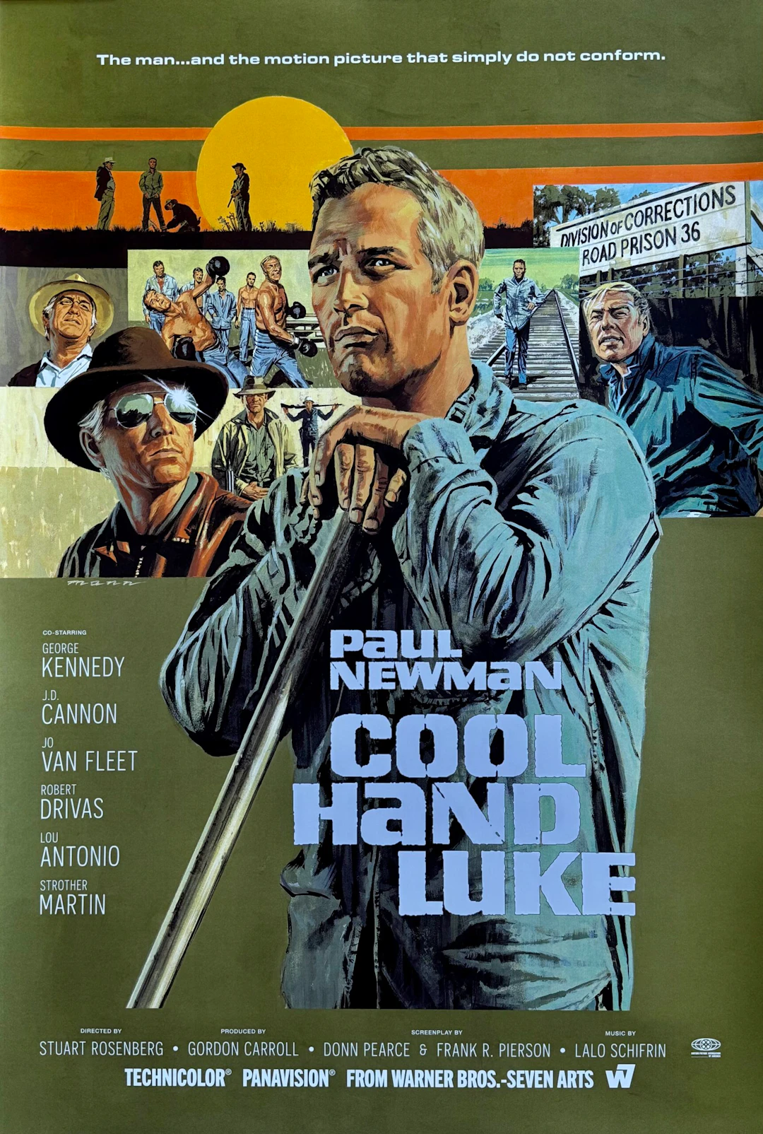 Cool Hand Luke Alternative Movie Poster - Paul Newman